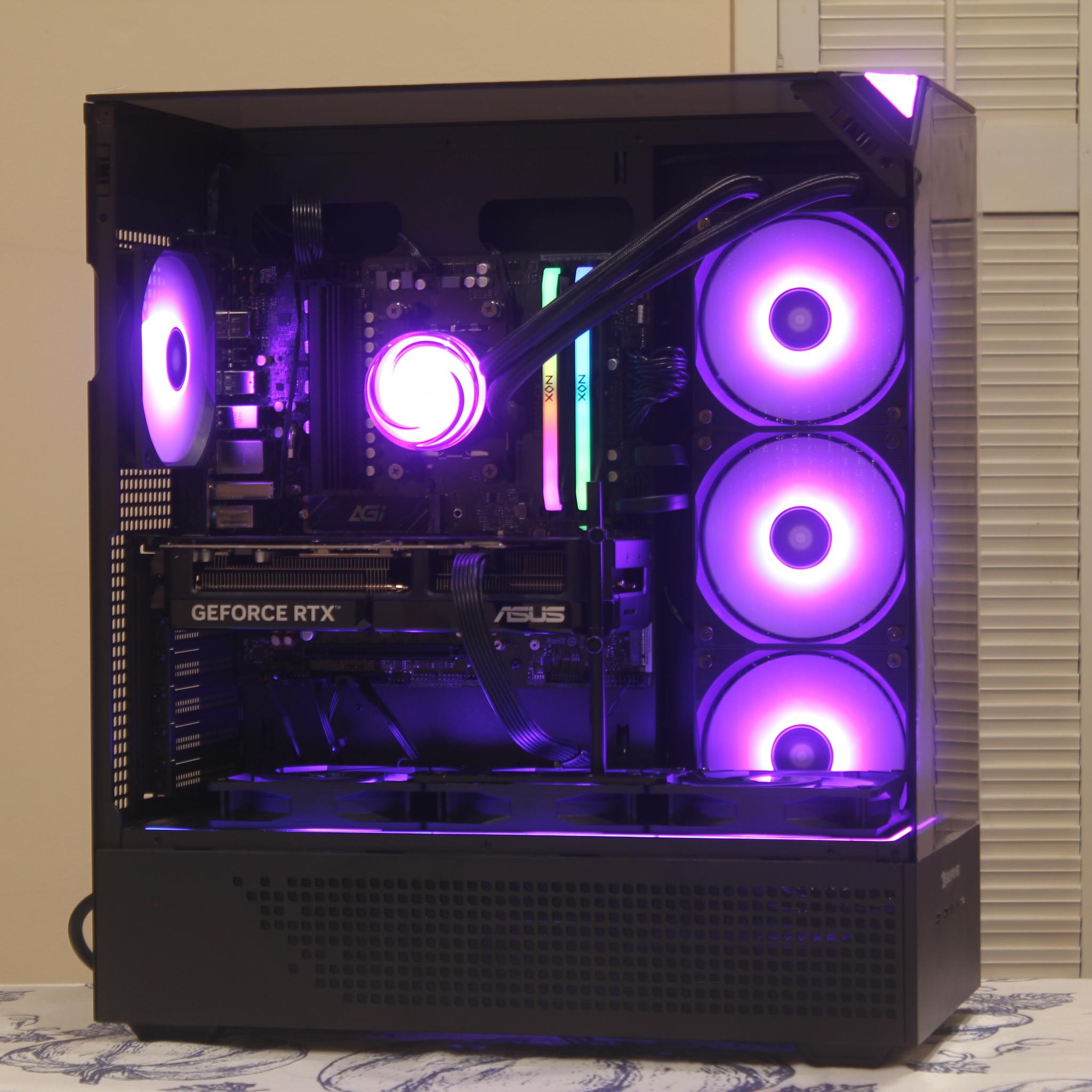 🚀Performance Gamer🚀 Ryzen 7 7700X | RTX 5070 12GB | 32GB DDR5 | 2TB nVME SSD | Black | RGB+Wifi