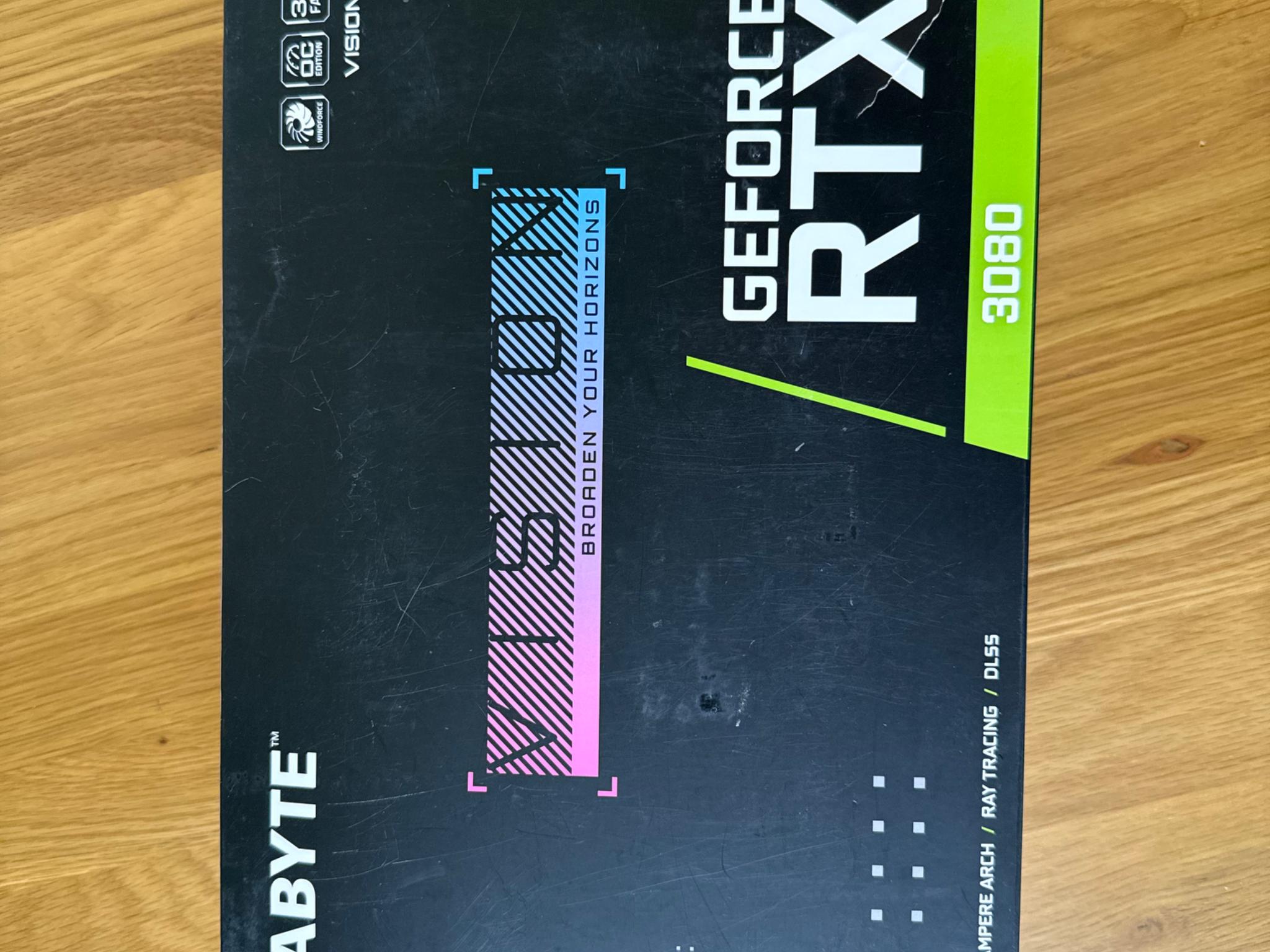 Gigabyte RTX 3080 Vision White with Original Packaging