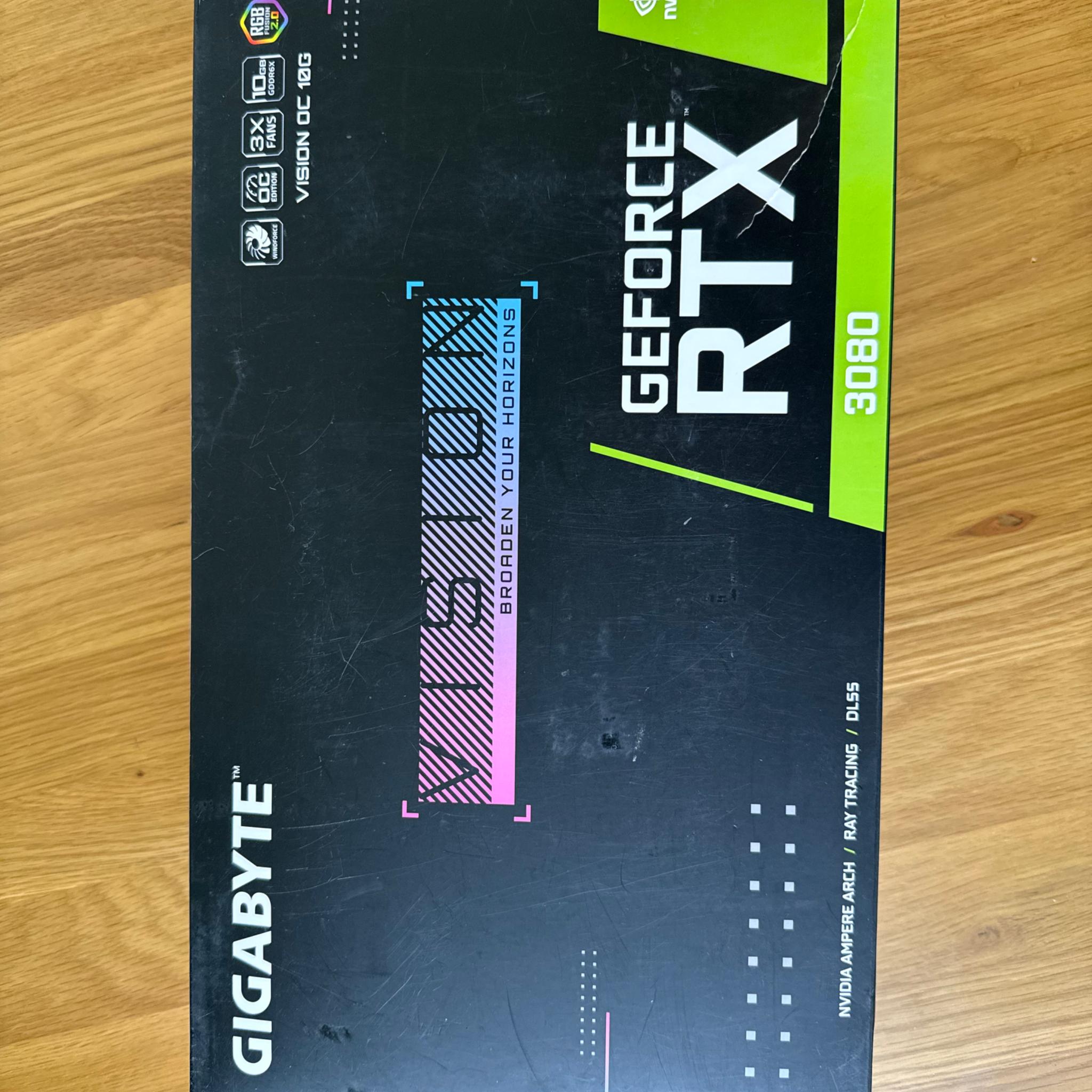Gigabyte RTX 3080 Vision White with Original Packaging