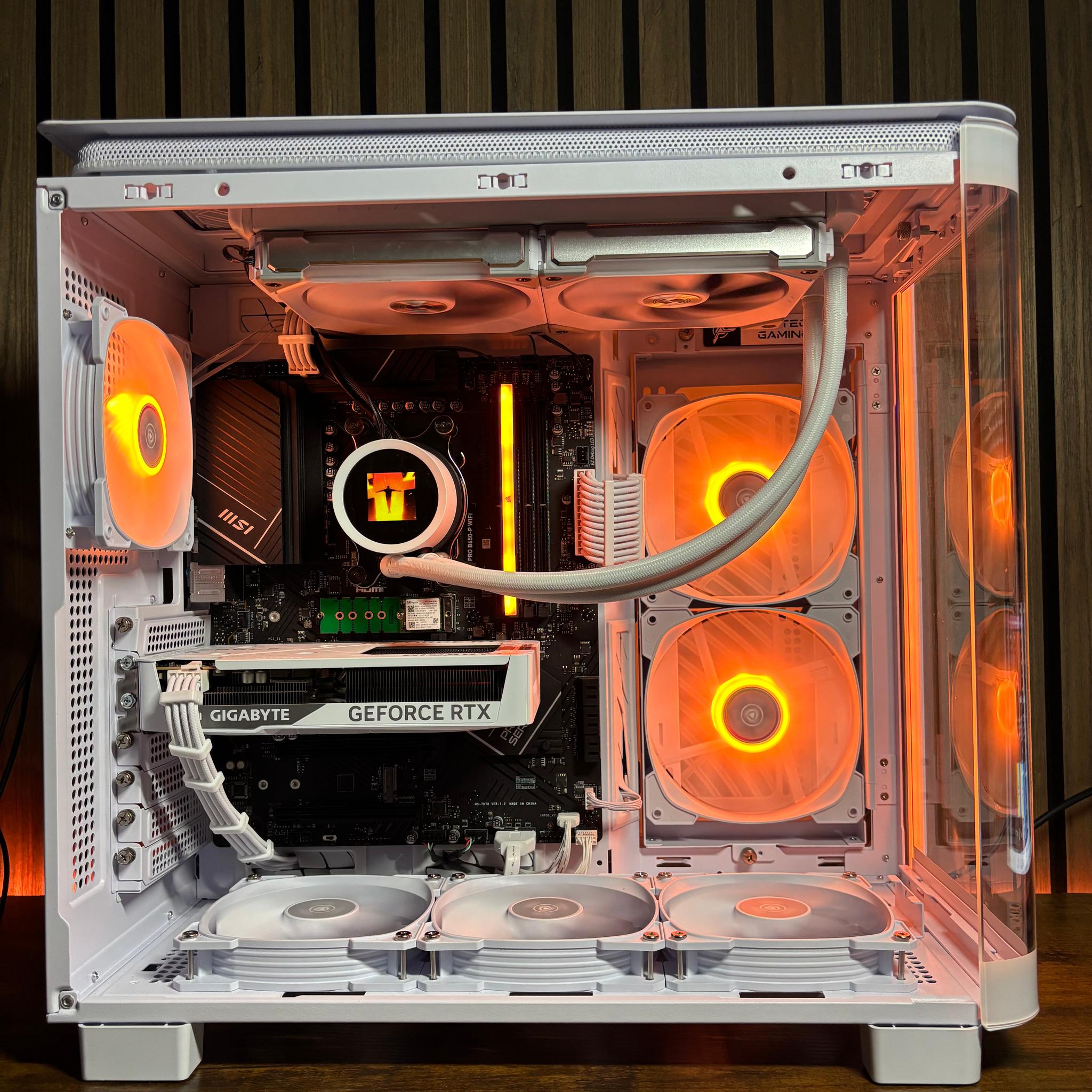 🤍 RTX 5060 | RYZEN 5 7500F | 16GB DDR5 RAM | LIQUID COOLED | WHITE GAMING PC