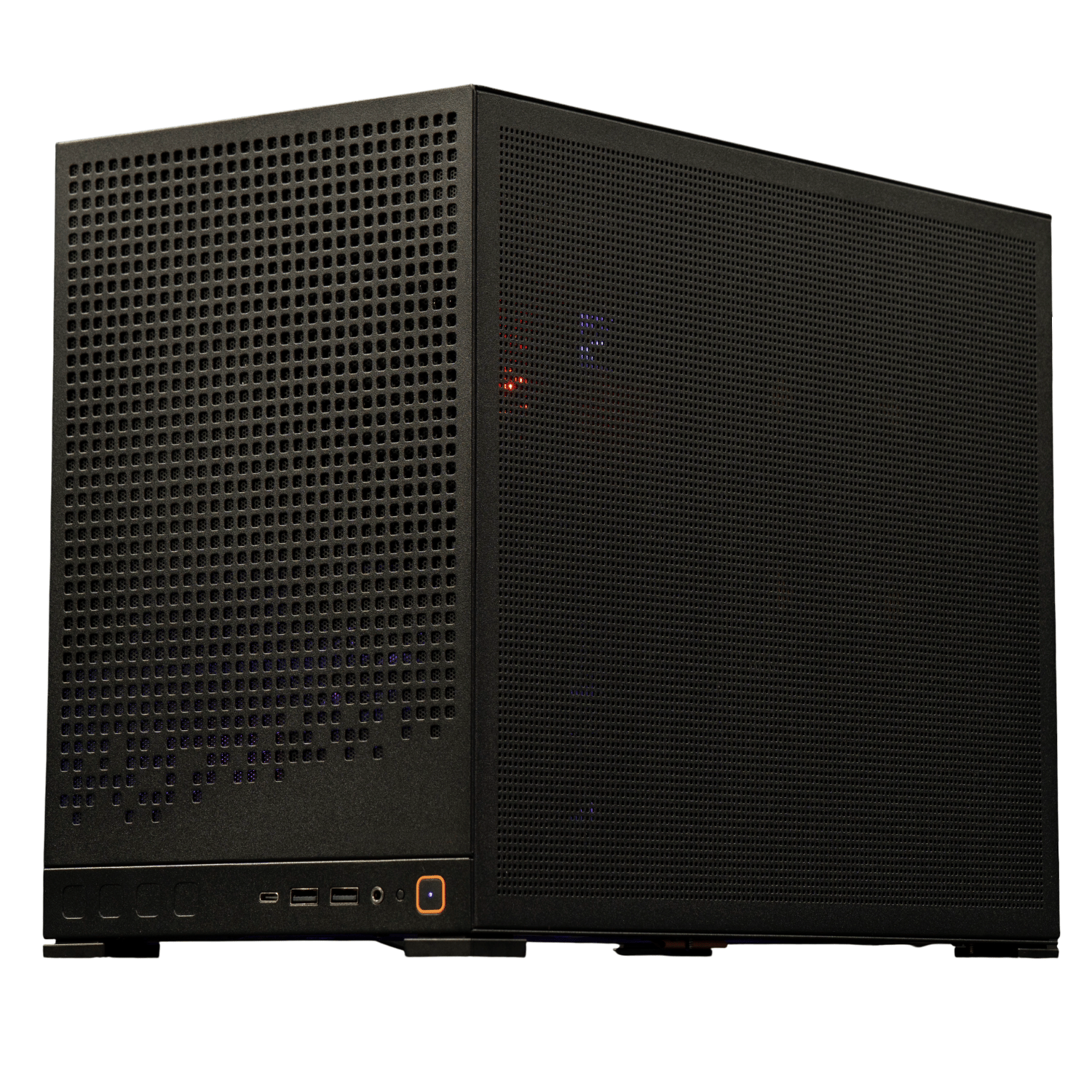 ATX Mid Tower PC Gaming Case Black Mesh USB-C 360mm Radiator Support - New