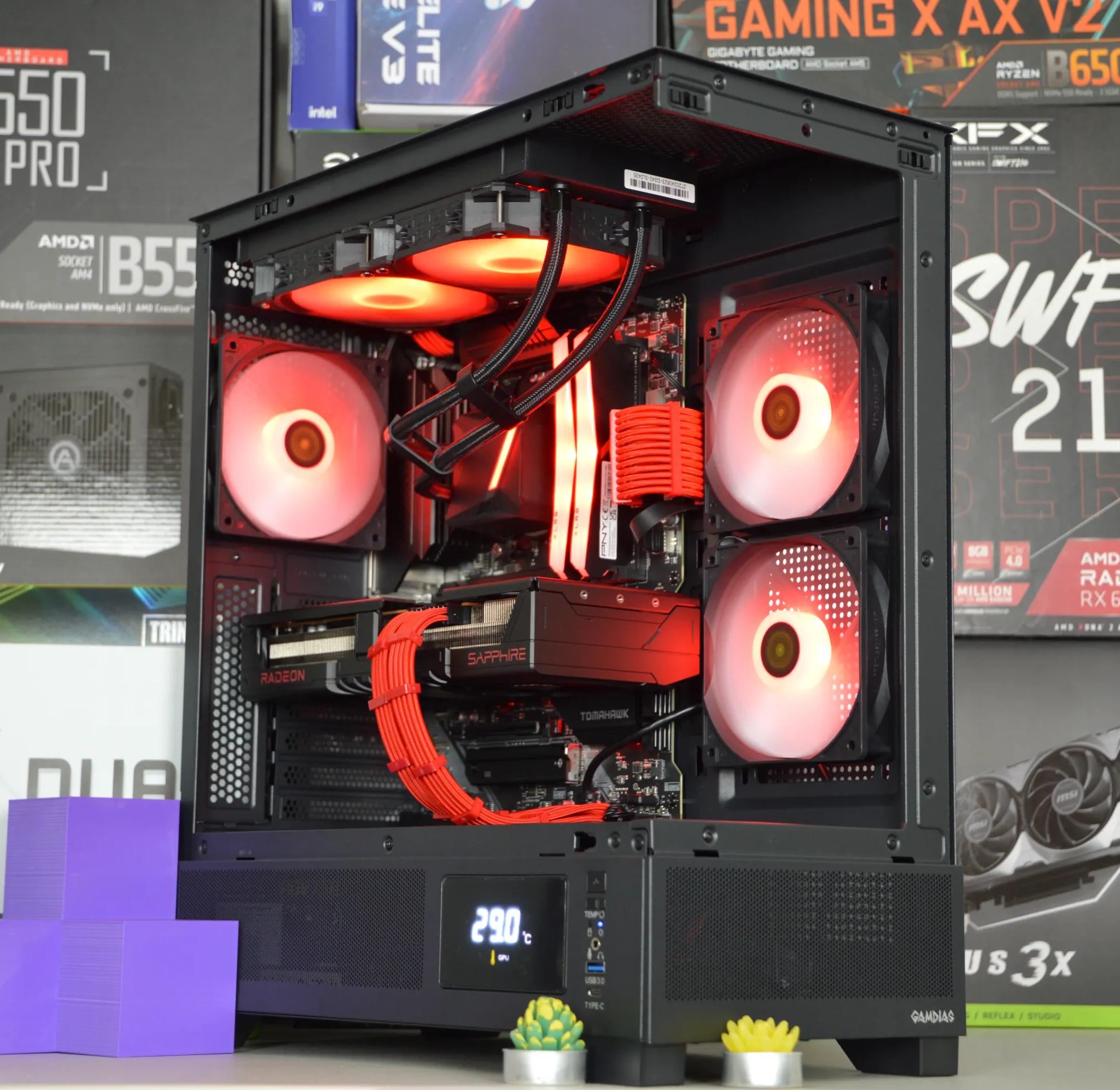 🔴EXTREME🔴| RX 9070 16GB | RYZEN 7 5700X | 32 GB RGB DDR4 RAM | 2TB GEN 4 NVME SSD | Team Red PC |