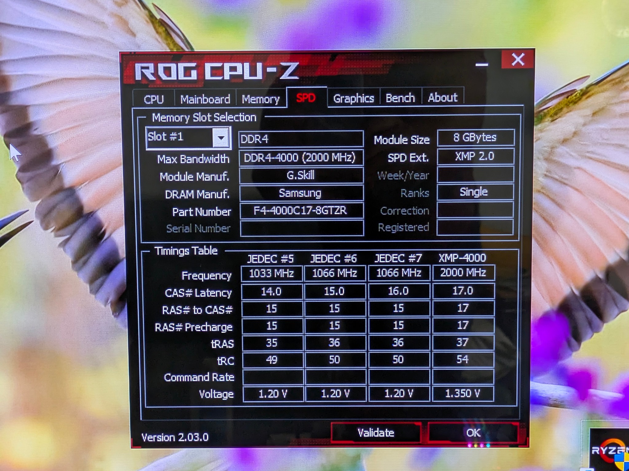 G.Skill TridentZ RGB 32GB (4x8GB) DDR4-4000 CL17 - Confirmed B-Die