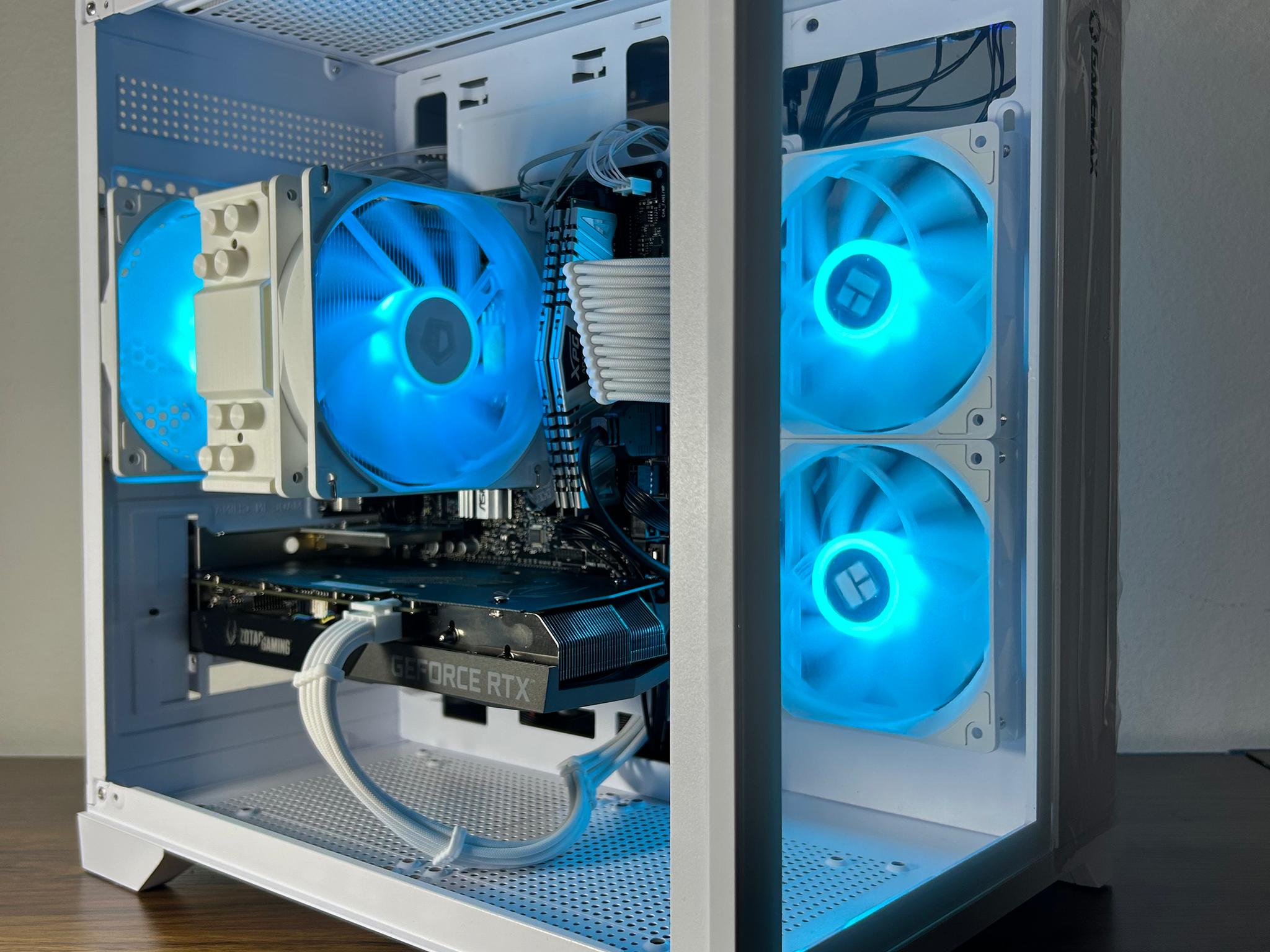 Beast White Gaming PC (RTX 3060, i7)