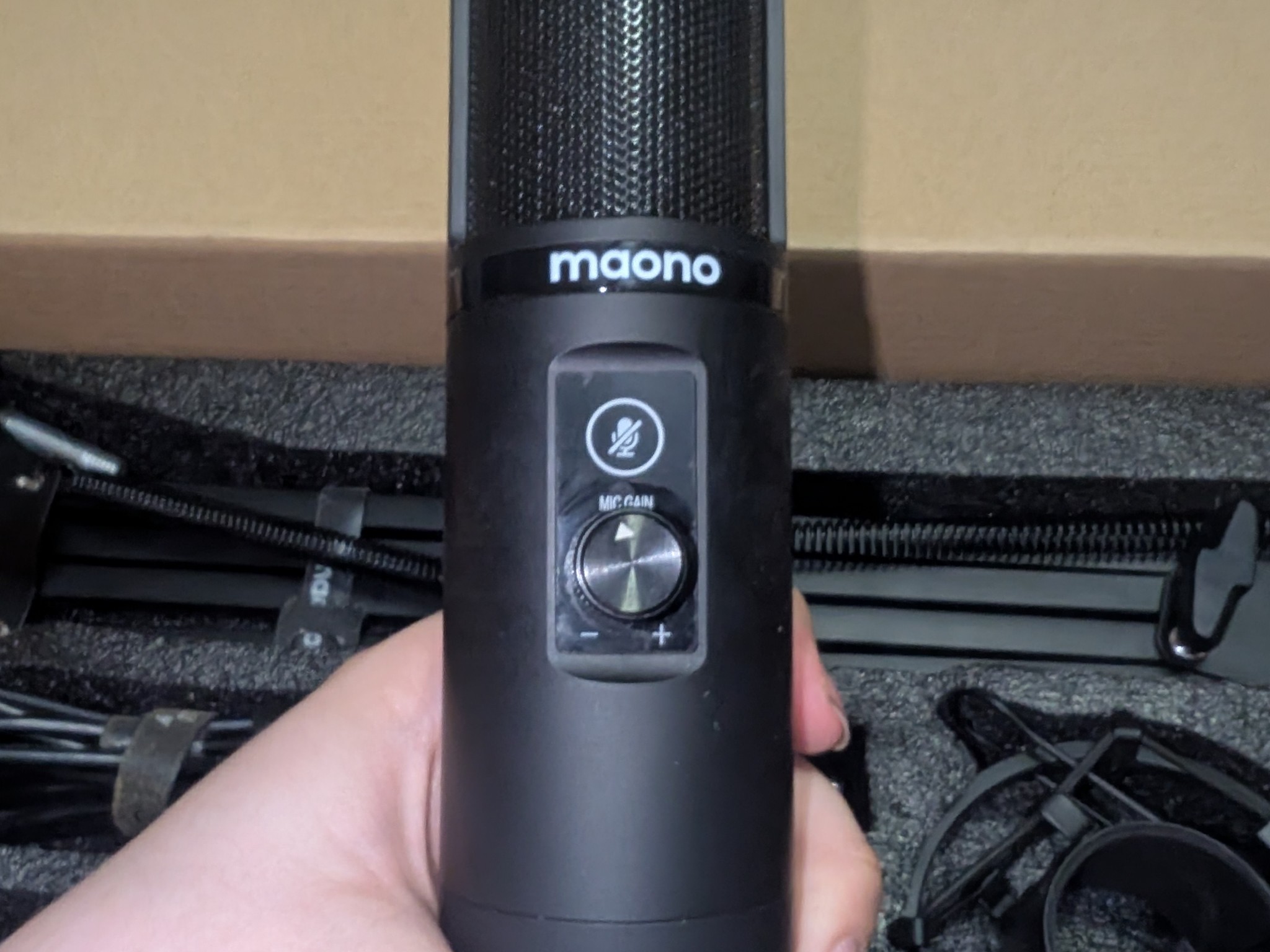 [Used] Maono AU-PM421 Professional Condenser USB Microphone Set