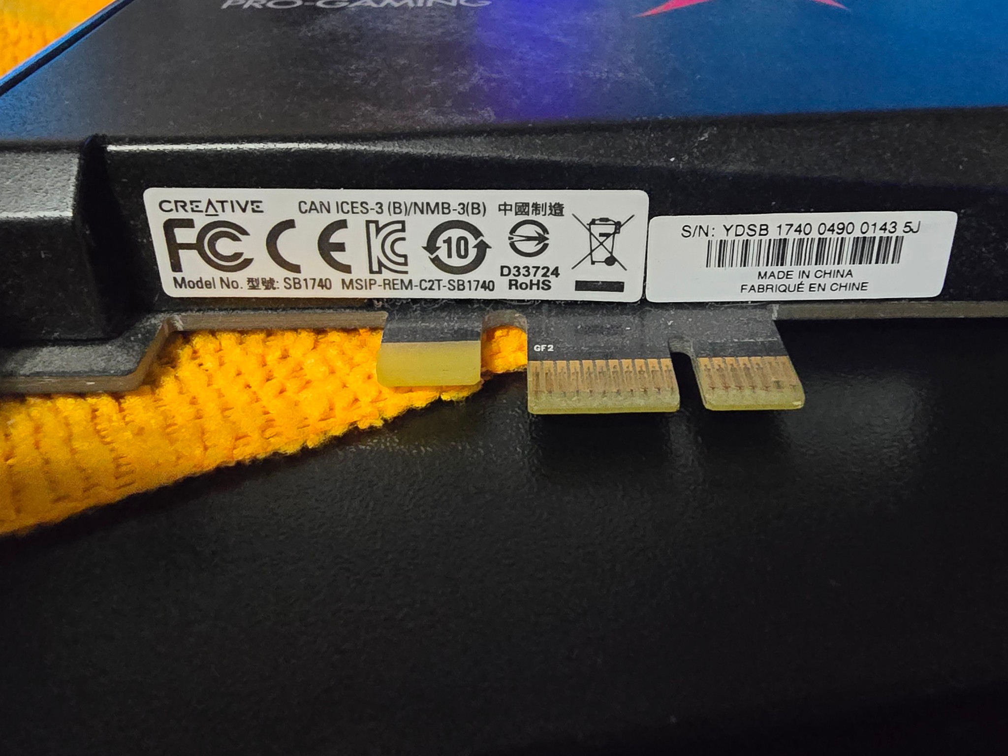 Creative Labs Soundblaster AE-5 Plus Sound Card