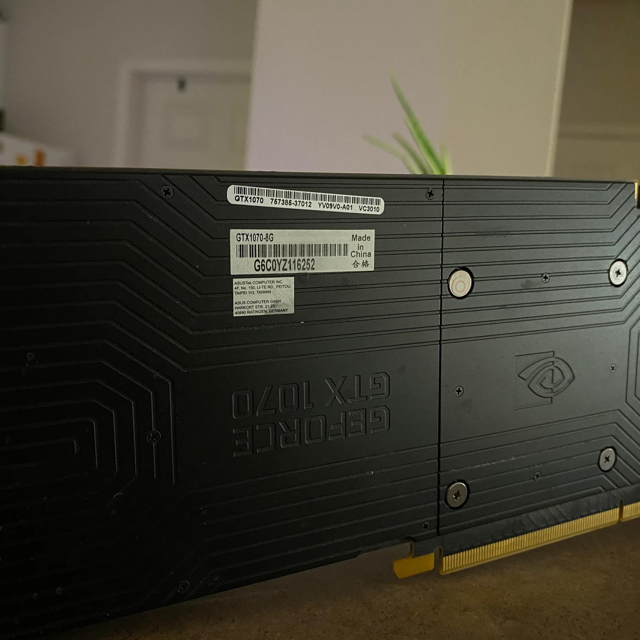 nVidia GTX1070 founders edition