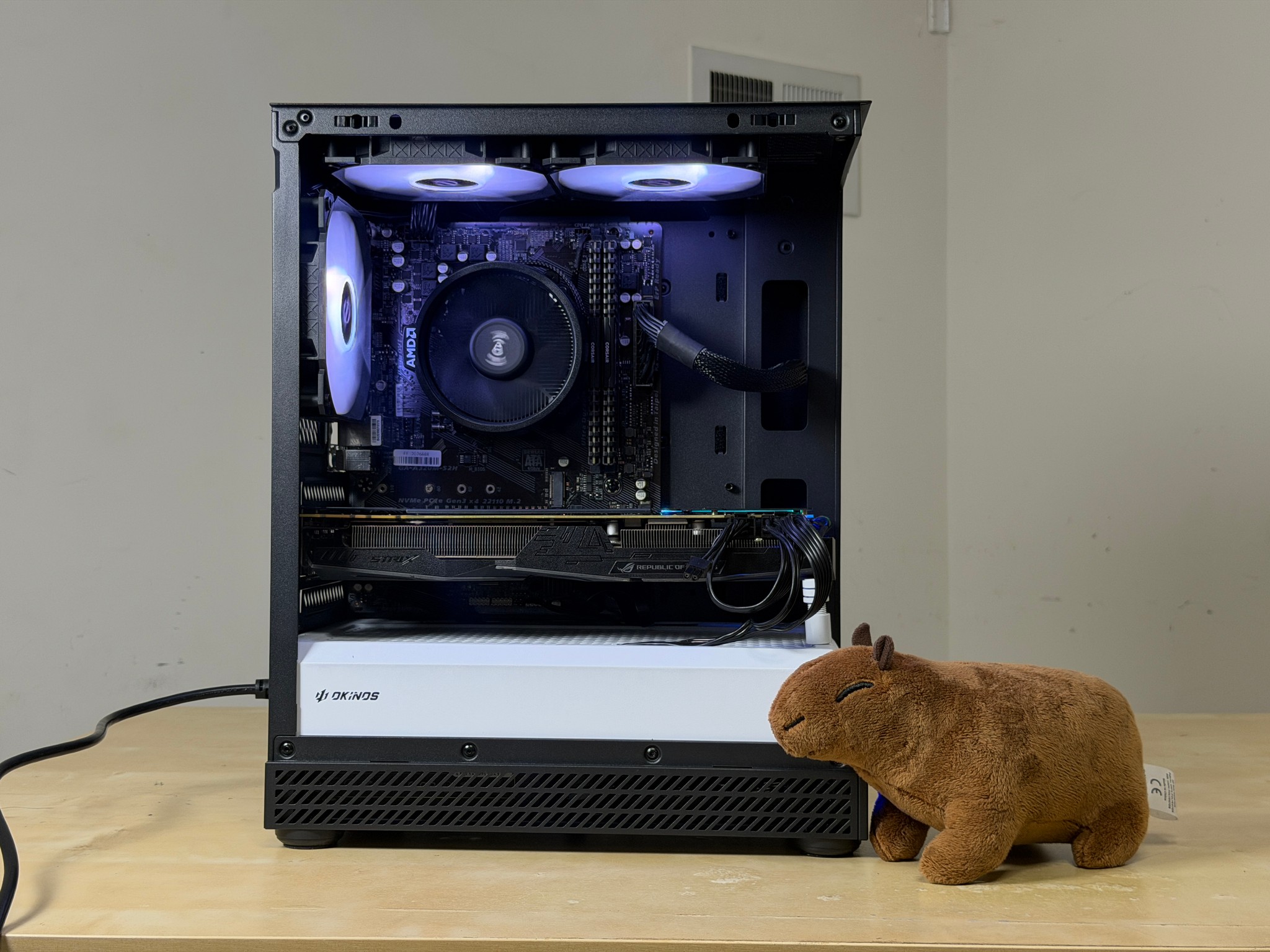 FREE SHIP | Ryzen 5 2600 | GTX 1080 | 16GB RAM | 500gb SSD - WIFI + BT |  🐼 1080p Gaming PC 🐼