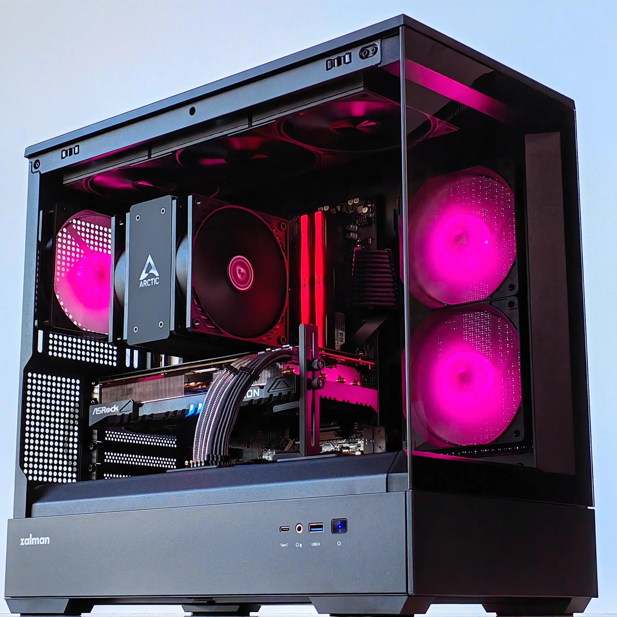 🖤👑 Gaming PC🏅 AMD RX 7900 GRE 16GB🏅AMD Ryzen 7 8700F🏅32GB DDR5🏅1TB SSD