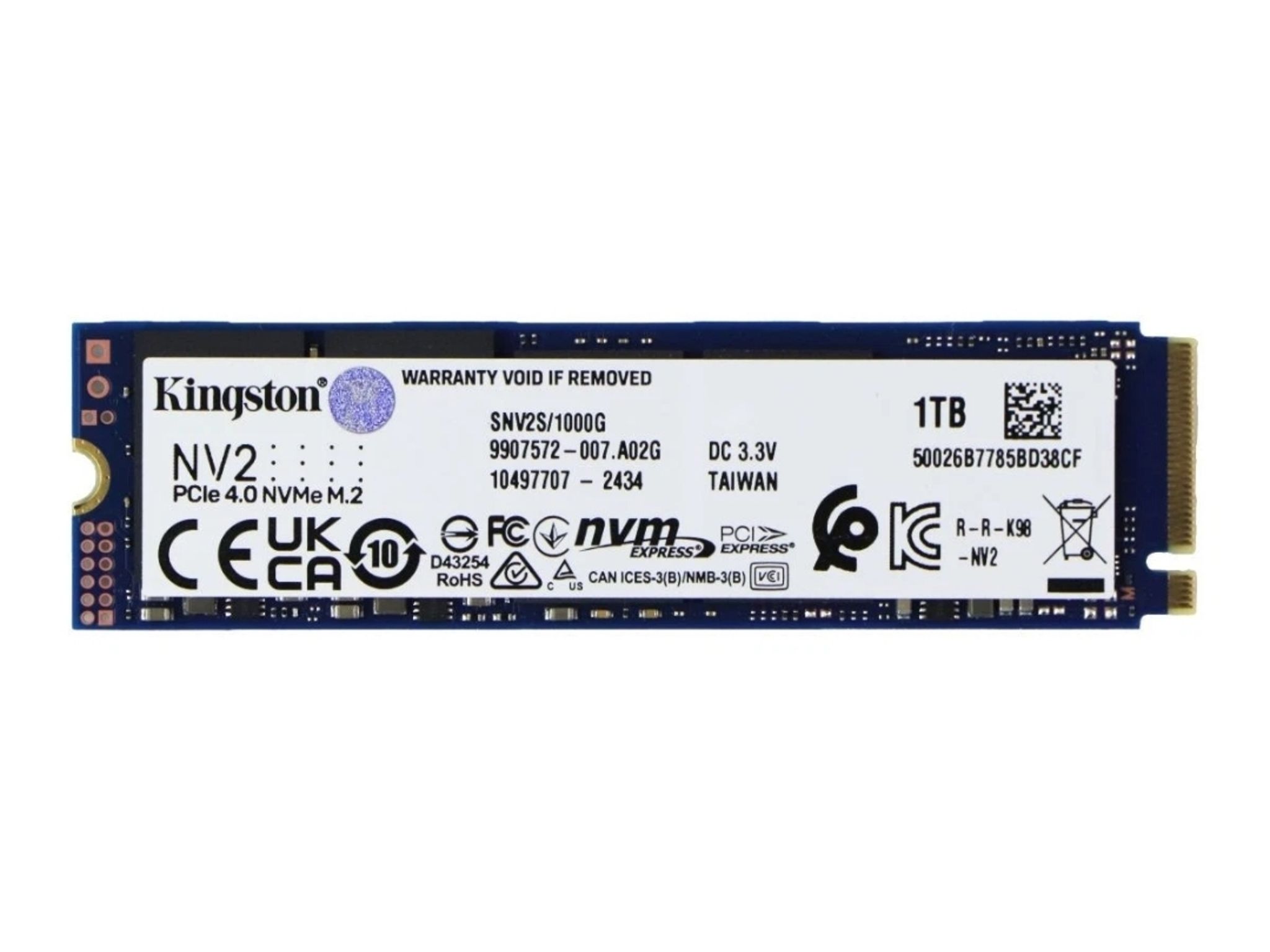1TB NVMe SSD Kingston NV2