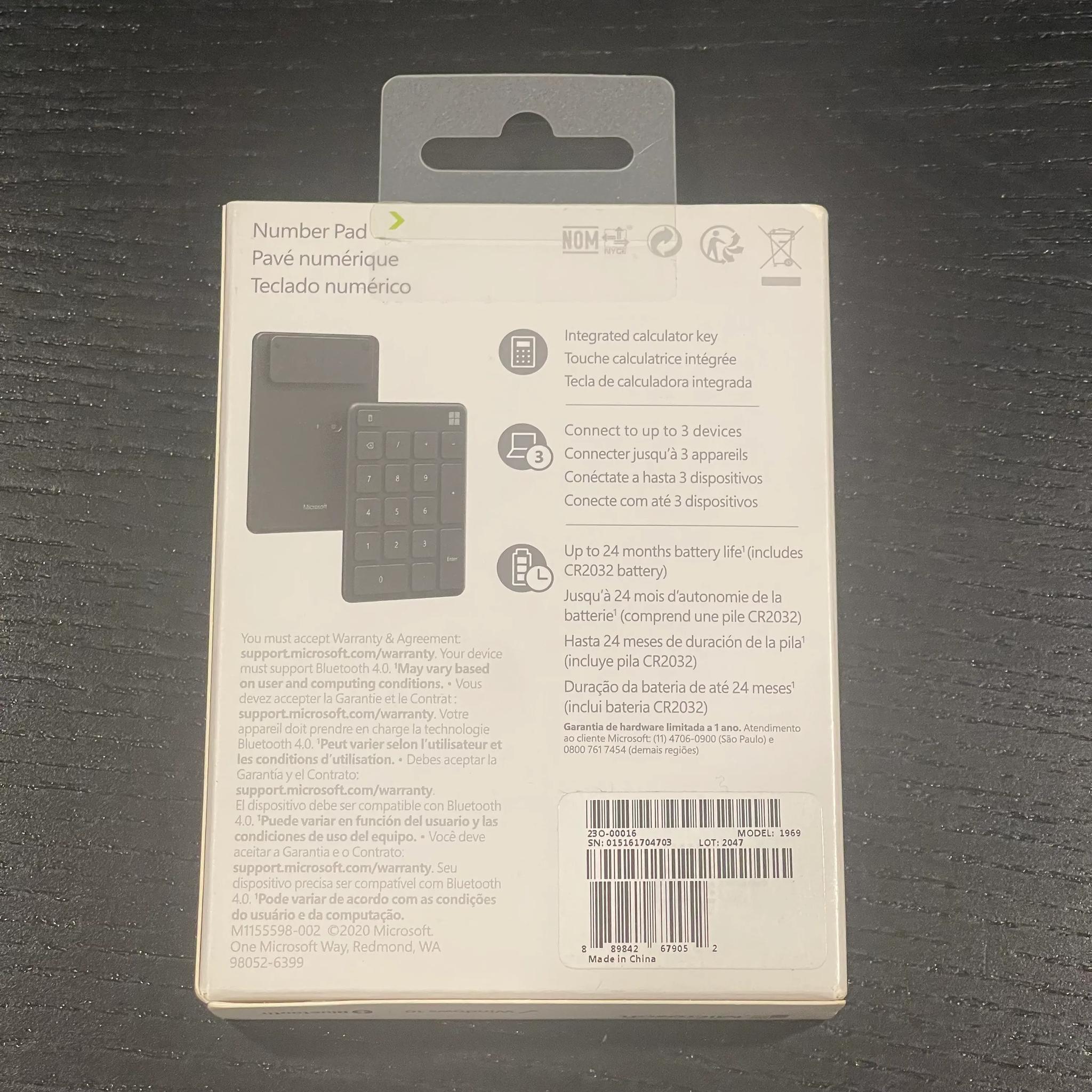 Microsoft Number Pad