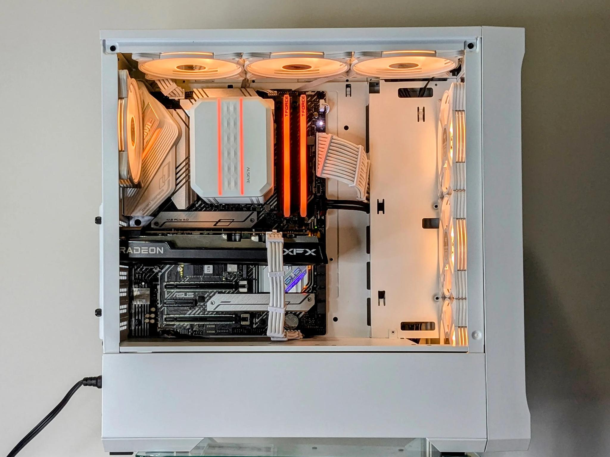 1080p-1440p Powerhouse🤍🪵RX 7600⚪️Intel 11th Gen I5⚪️ASUS Prime Z590 Series⚪️Windows 11 Home
