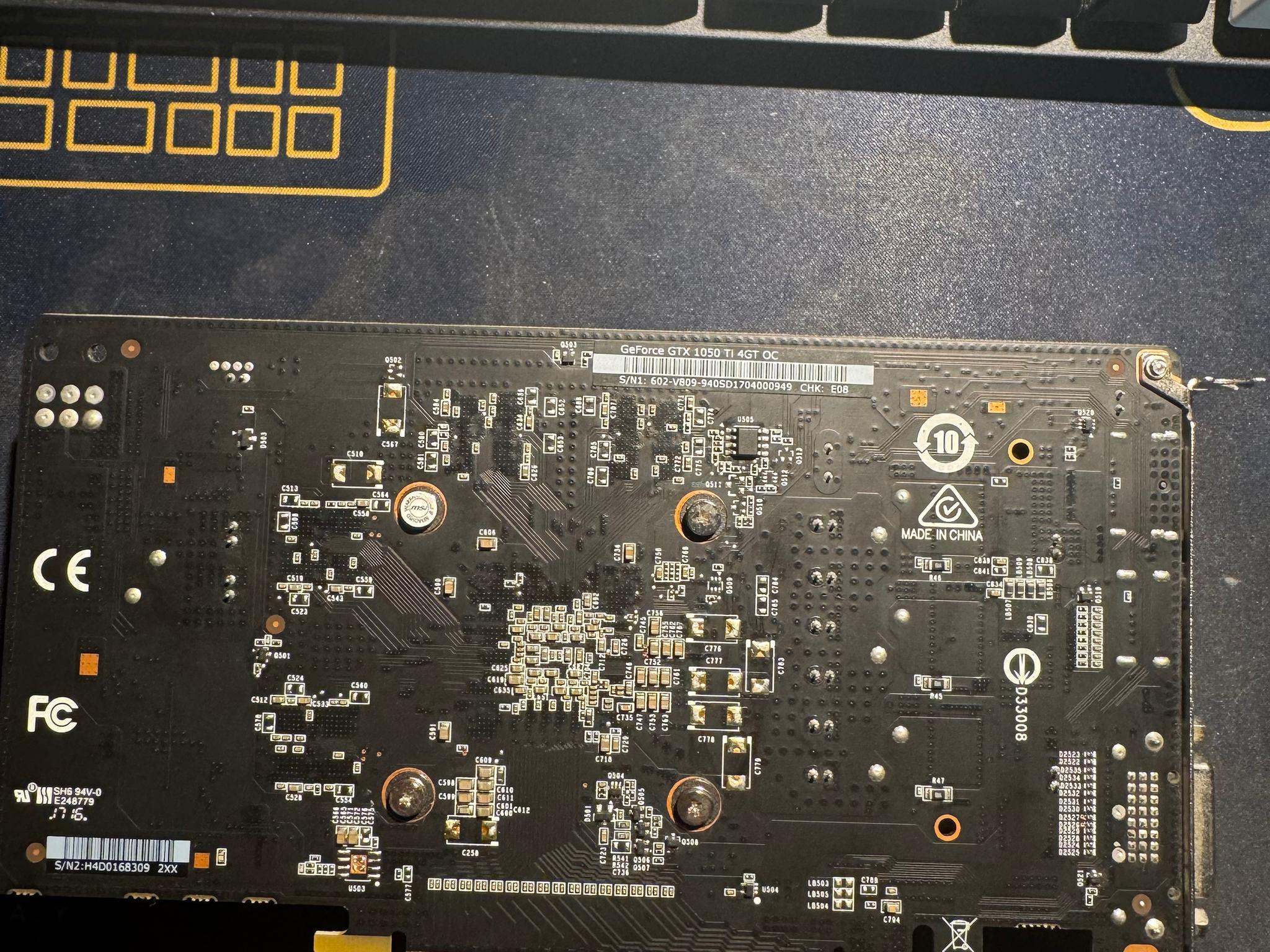 Gtx 1050 Ti msi
