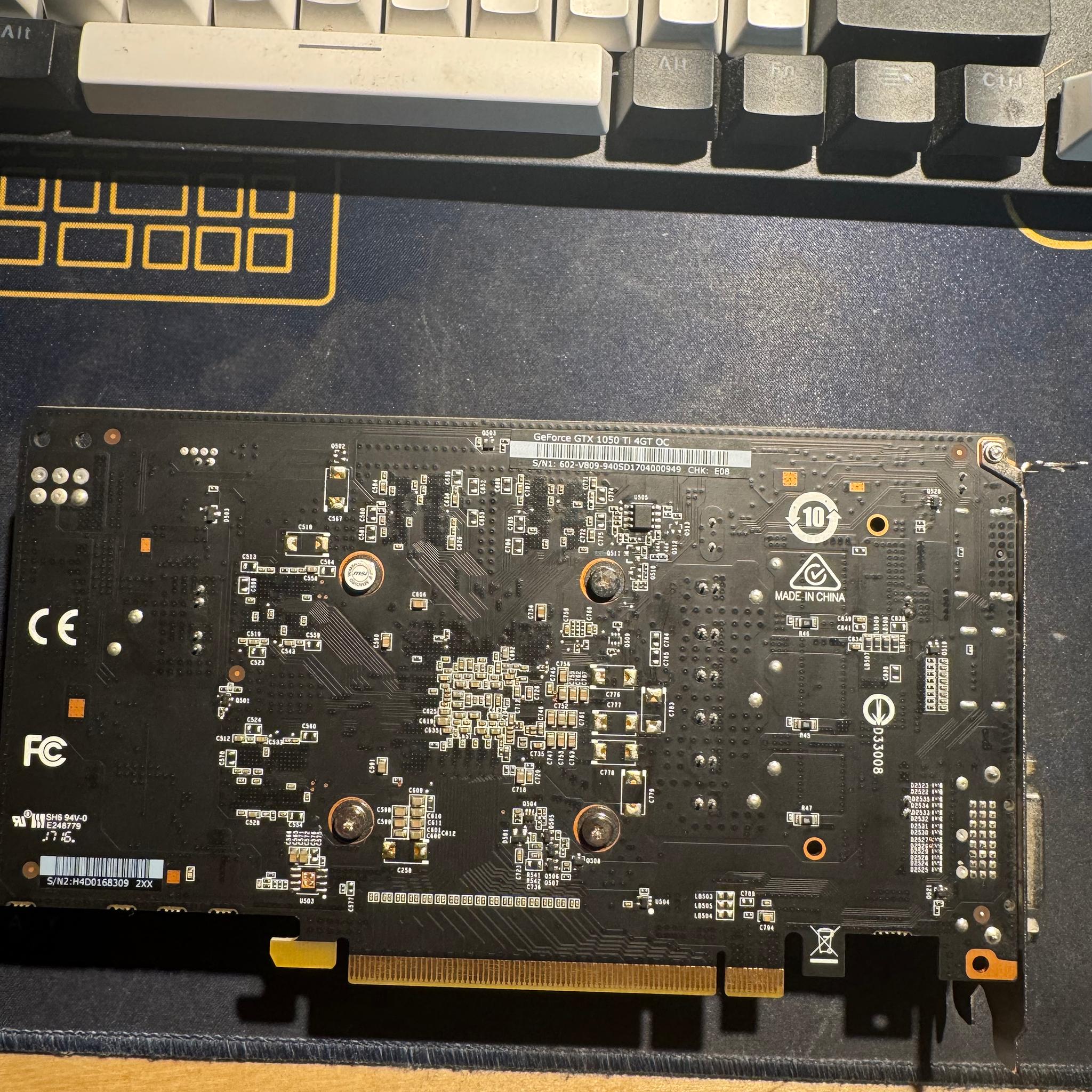 Gtx 1050 Ti msi