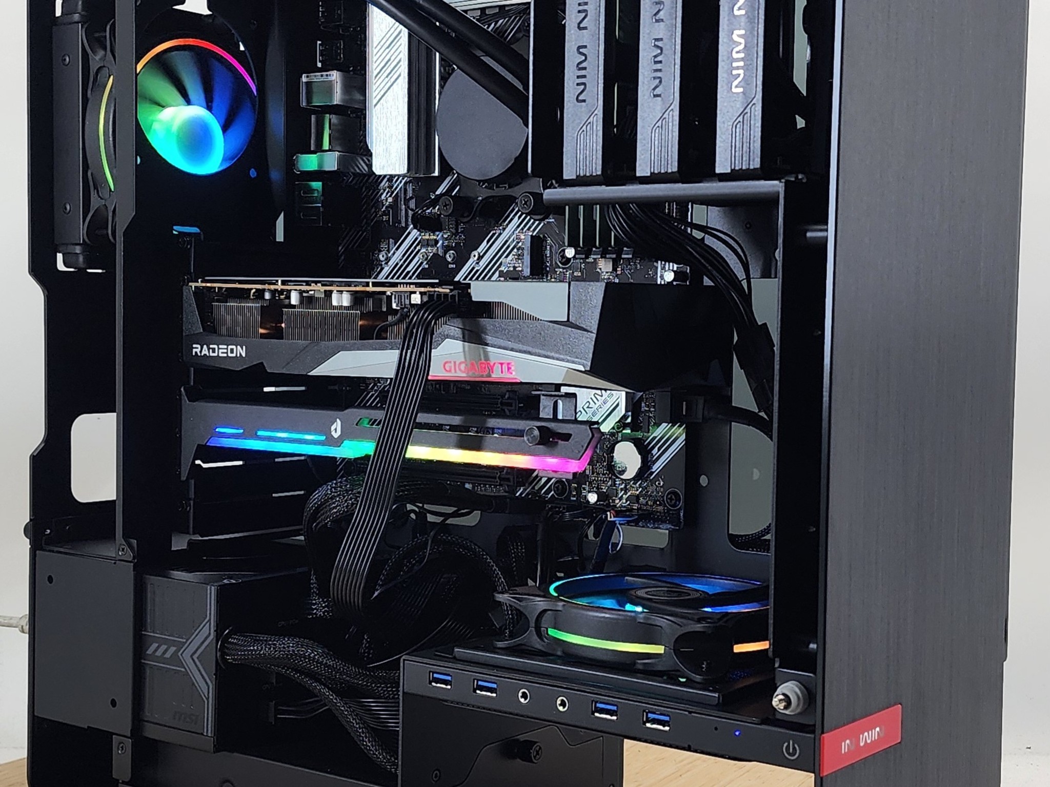 Gaming PC Ryzen 5 5600G 16GB RAM 1TB SSD RX 7600 8GB Windows 11 Computer