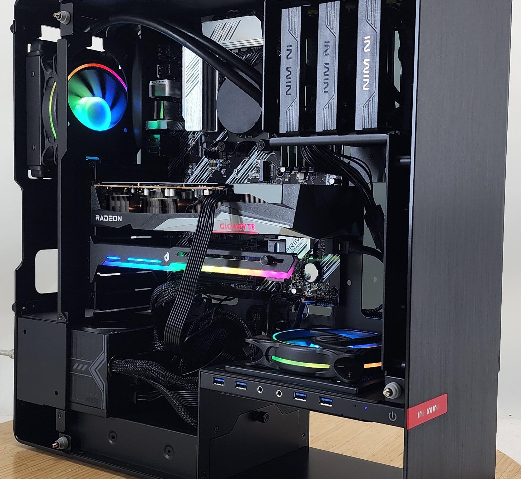 Gaming PC Ryzen 5 5600G 16GB RAM 1TB SSD RX 7600 8GB Windows 11 Computer