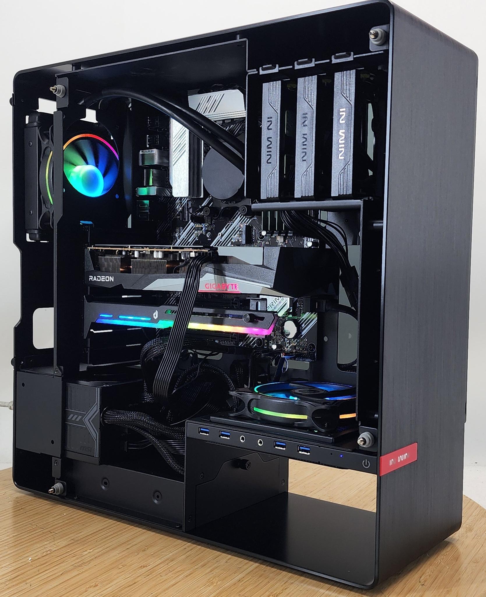 Gaming PC Ryzen 5 5600G 16GB RAM 1TB SSD RX 7600 8GB Windows 11 Computer