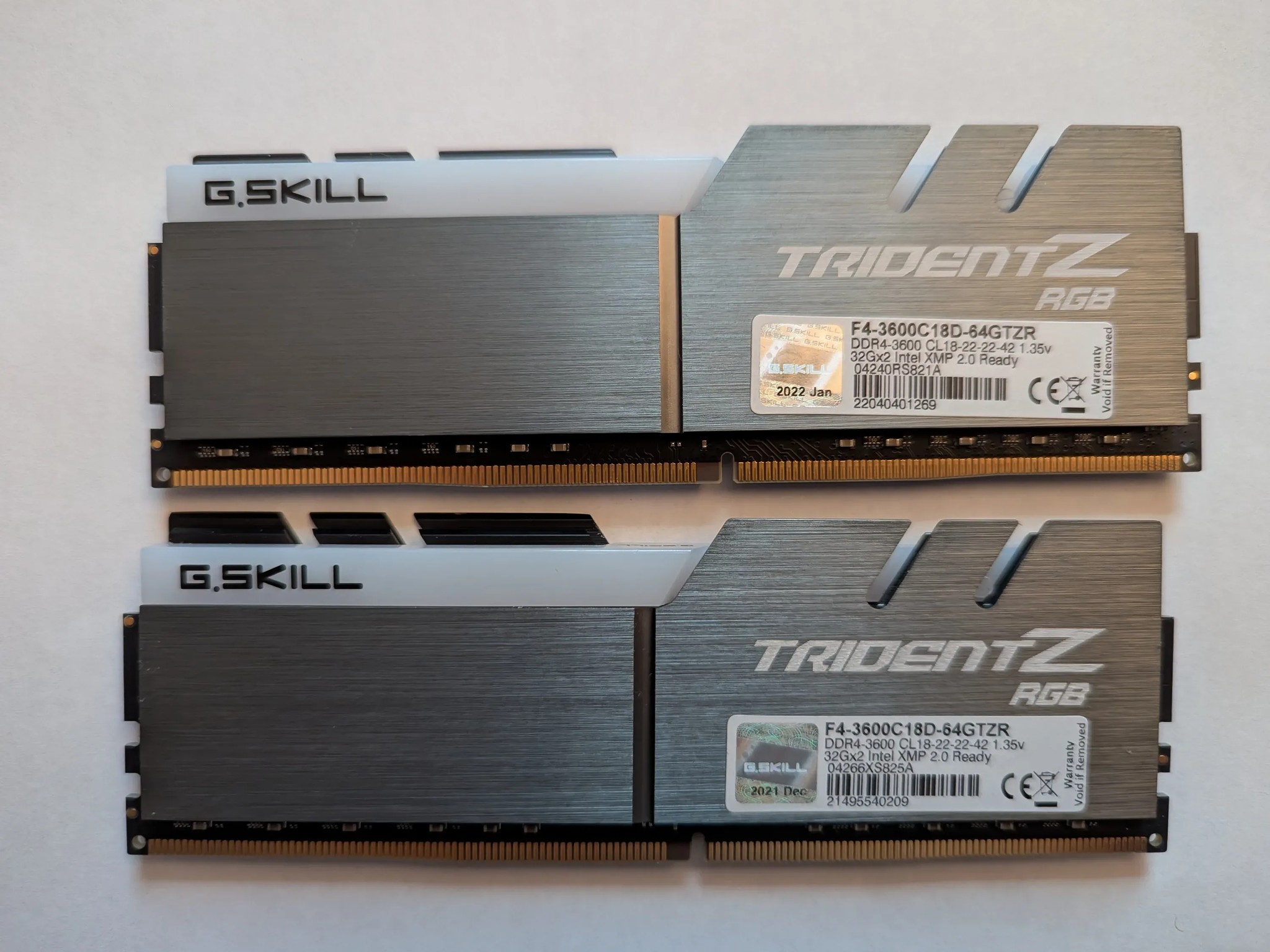 AMD Ryzen 7 5800X AM4 8-Core Processor BNIB + G.SKILL TridentZ RGB 64GB (2 x 32GB) DDR4 3600Mhz