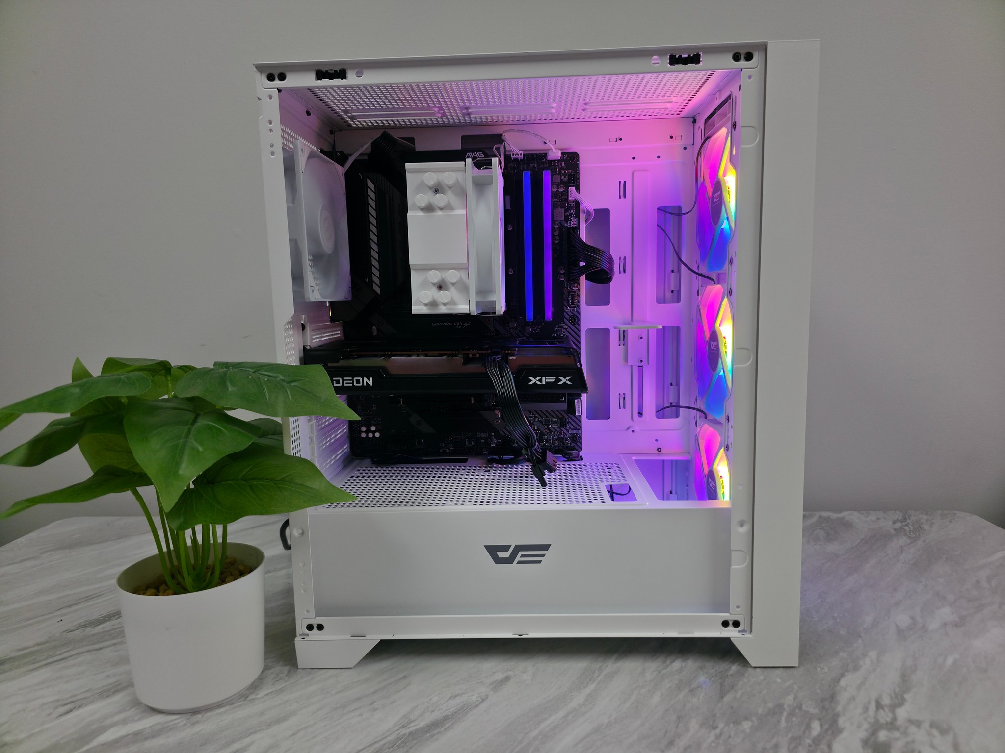 1080p Gaming Streaming PC Computer (Ryzen 3600, AMD RX 6600 8G, 16GB DDR4) $750