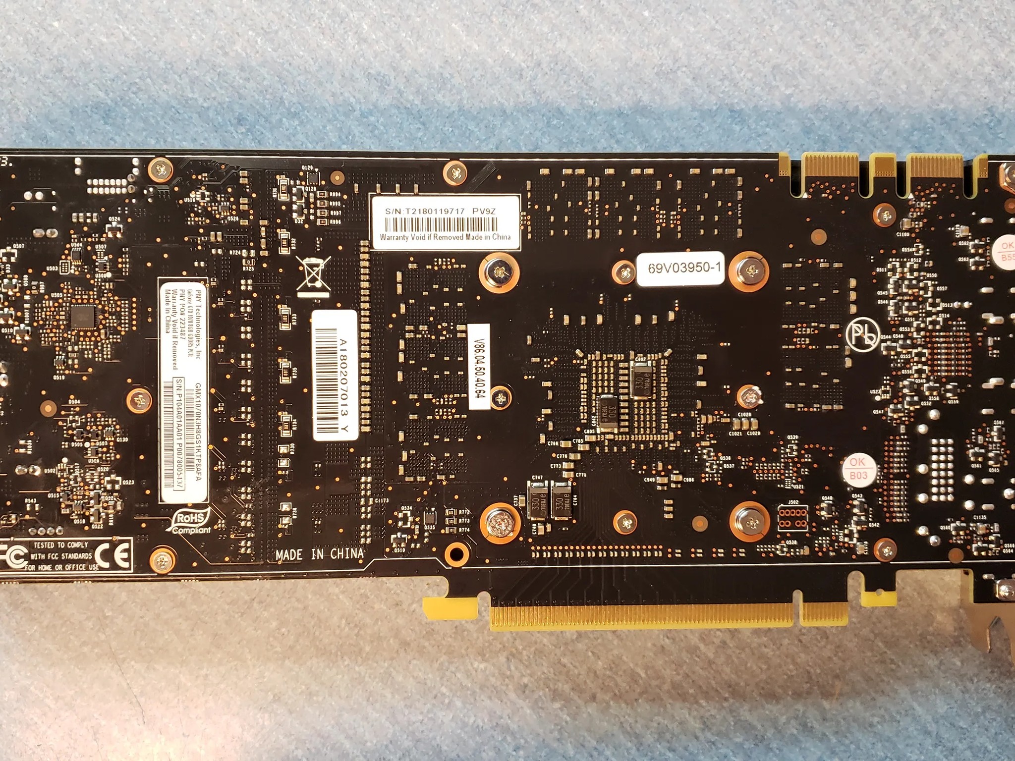 PNY GTX 1070 graphics card