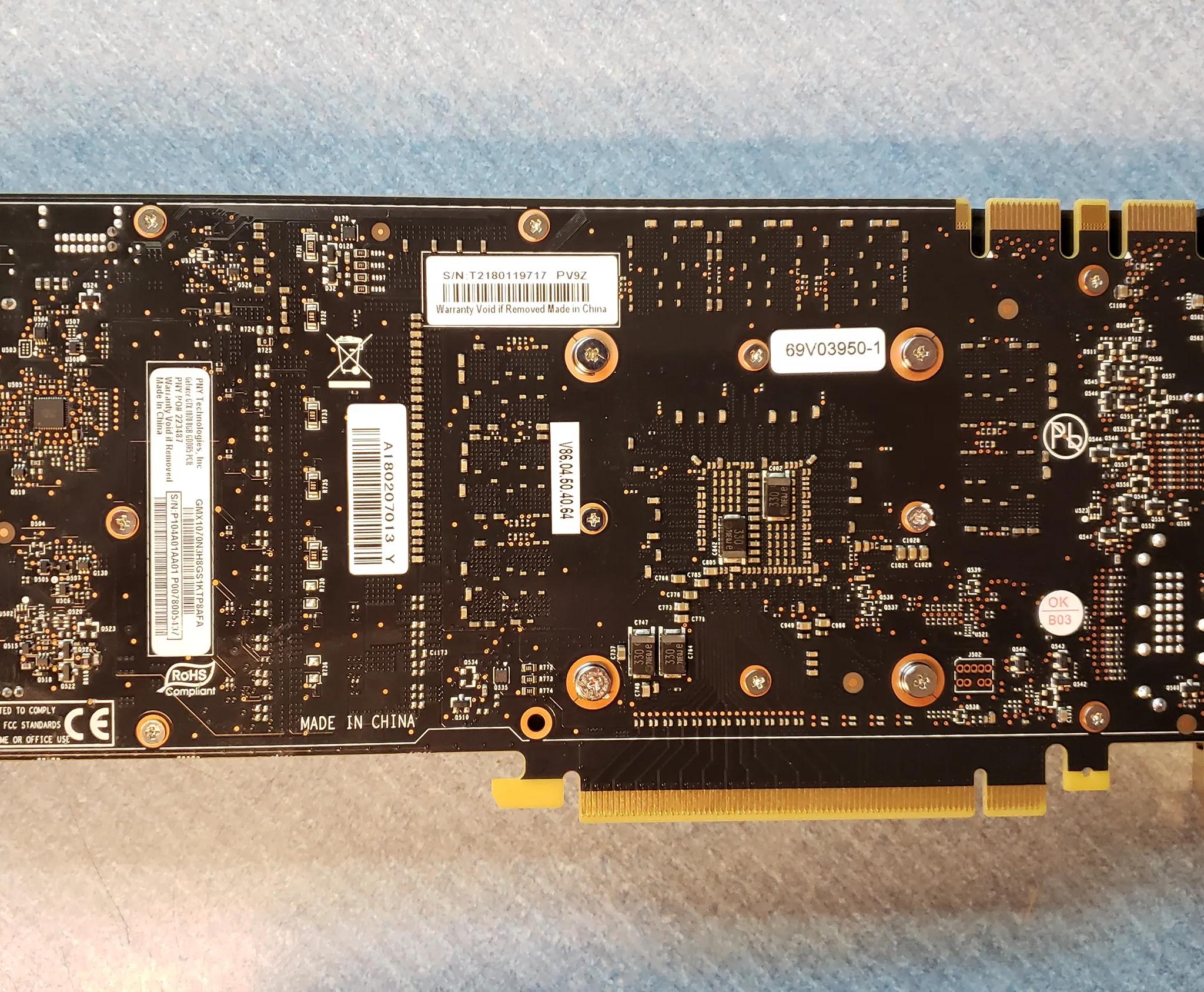 PNY GTX 1070 graphics card