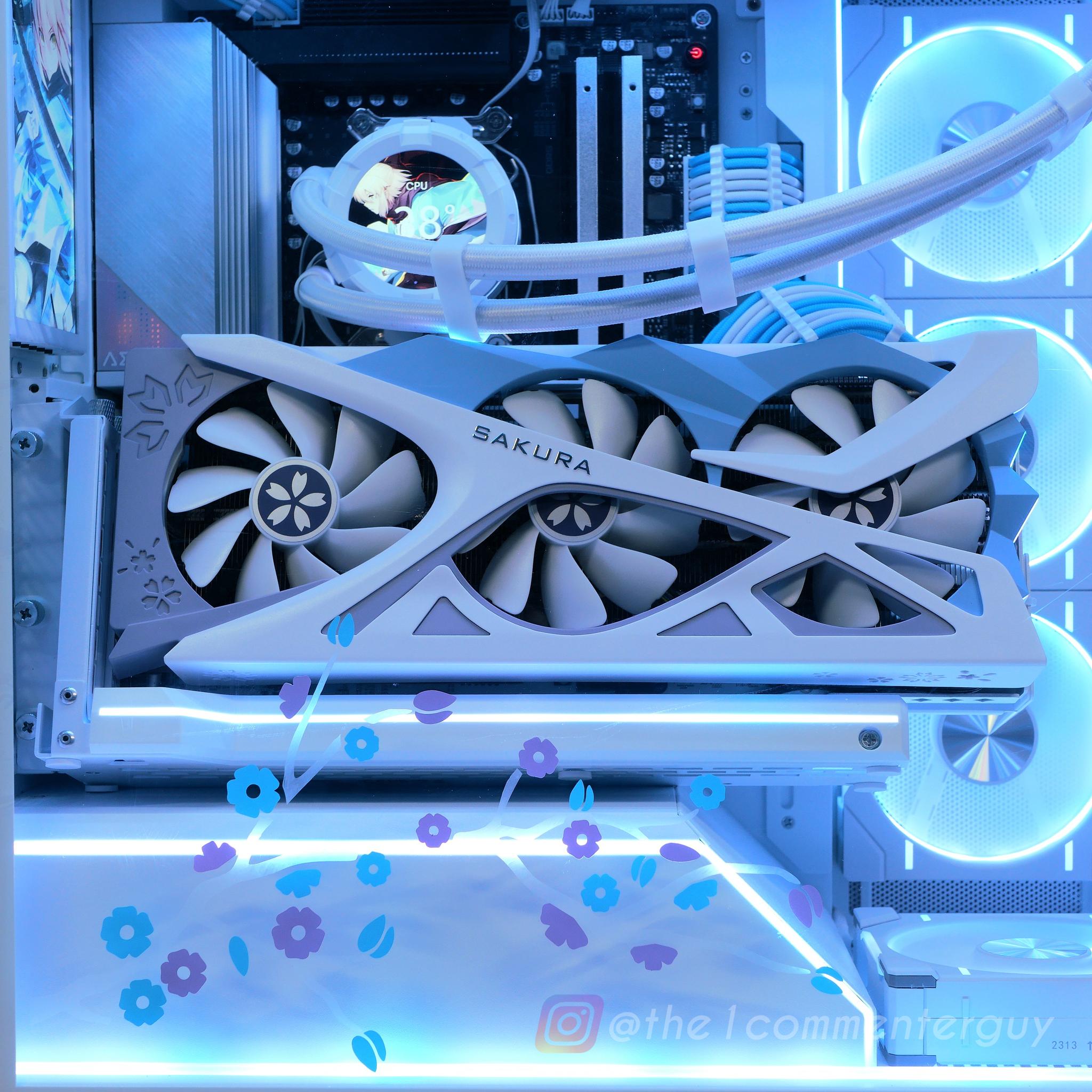 🌸Sakura👰🏻‍♀️NV5 🩵|💜 Ryzen 7800X3D, RX 7800XT, 32GB RAM, 2TB nvme White gaming pc