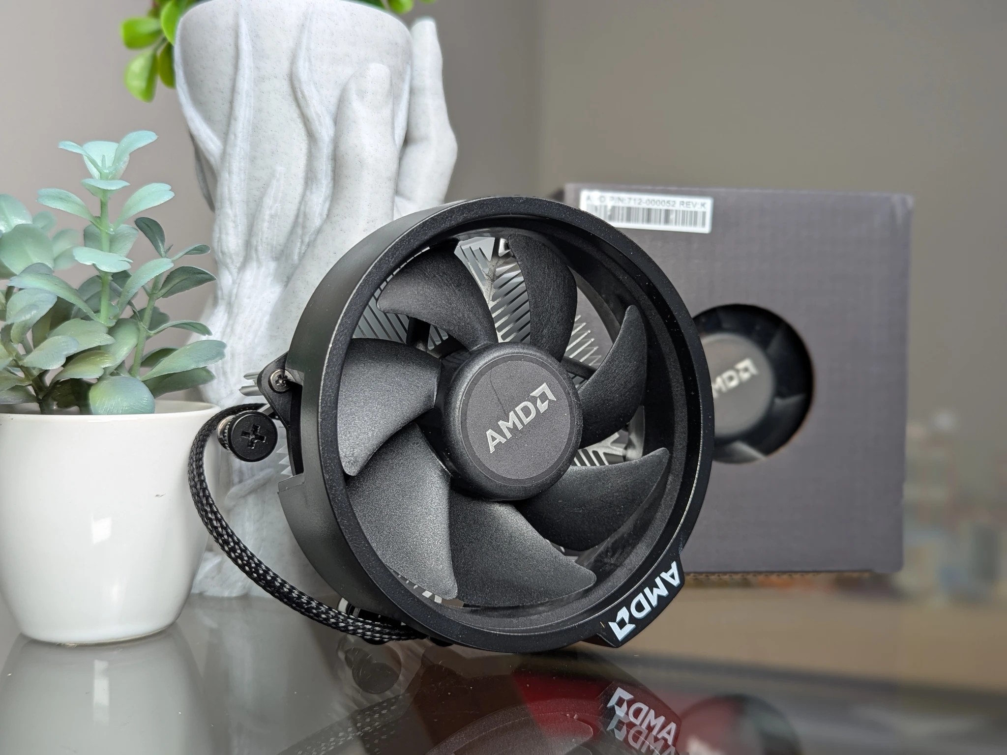 Lot of 6 AMD Wraith Stealth Coolers | 5 Brand New + 1 "New Other" Painted White