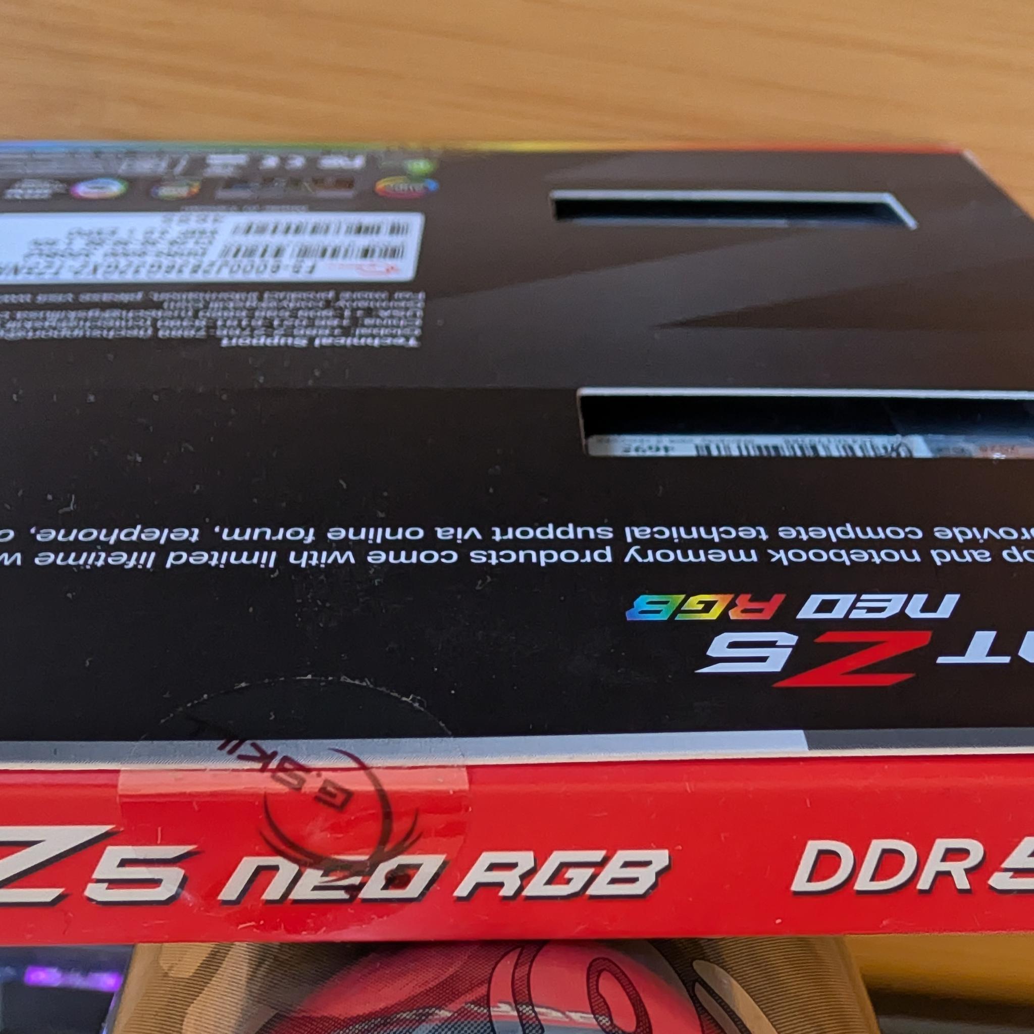 [BNIB] G.SKILL Trident Z5 Neo RGB 64GB (2x32GB) DDR5 6000 CL28 - AMD EXPO