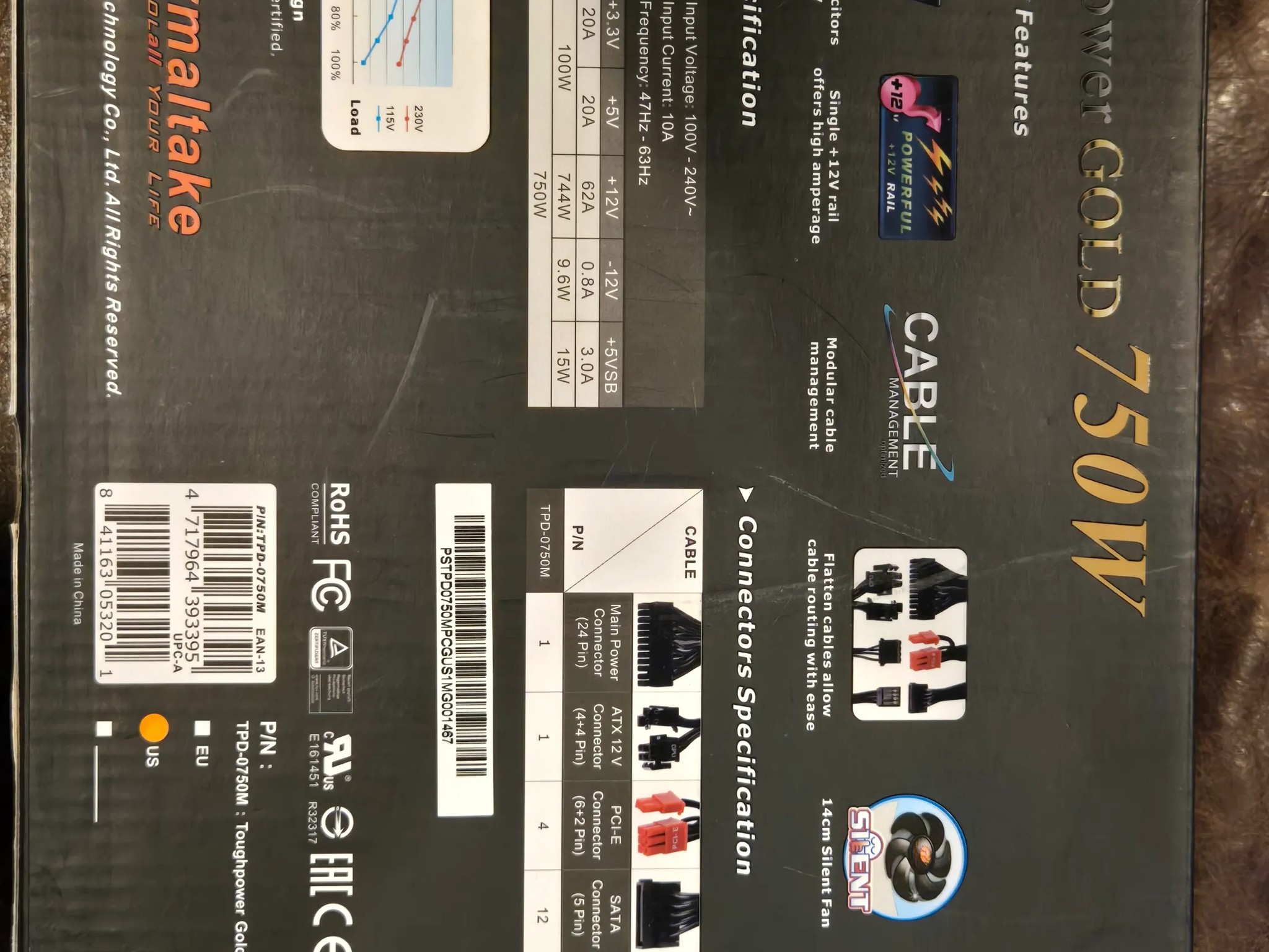 Thermaltake Toughpower 750W Gold (Modular)