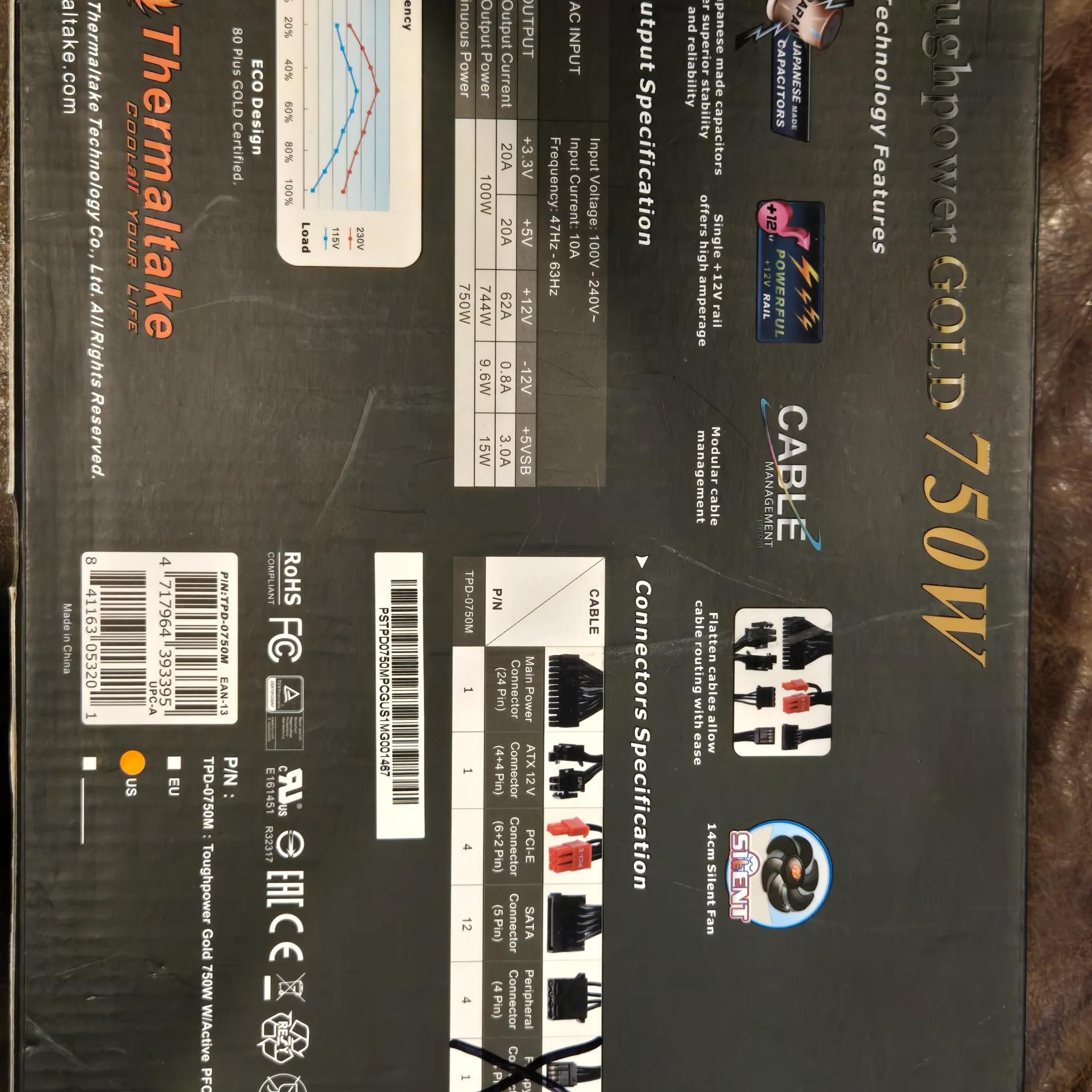 Thermaltake Toughpower 750W Gold (Modular)