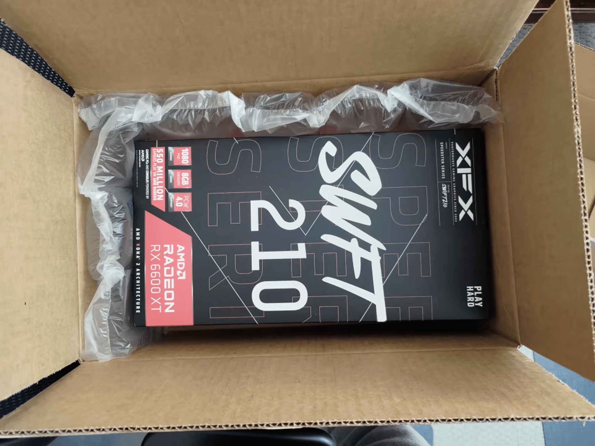 New XFX SWFT 210 RX 6600XT