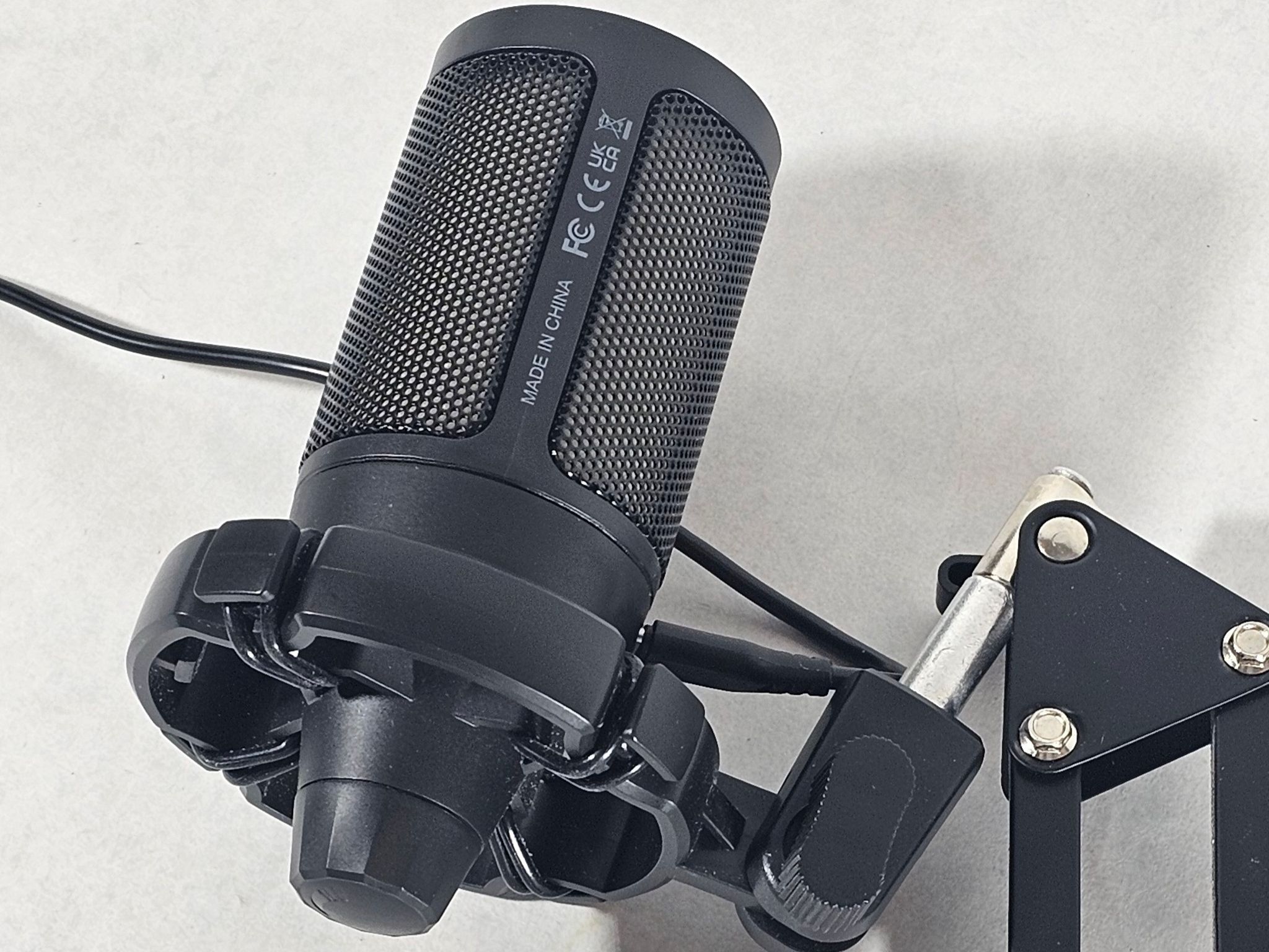 USB Microphone with Arm Stand and Shock Mount - Ready to Ship