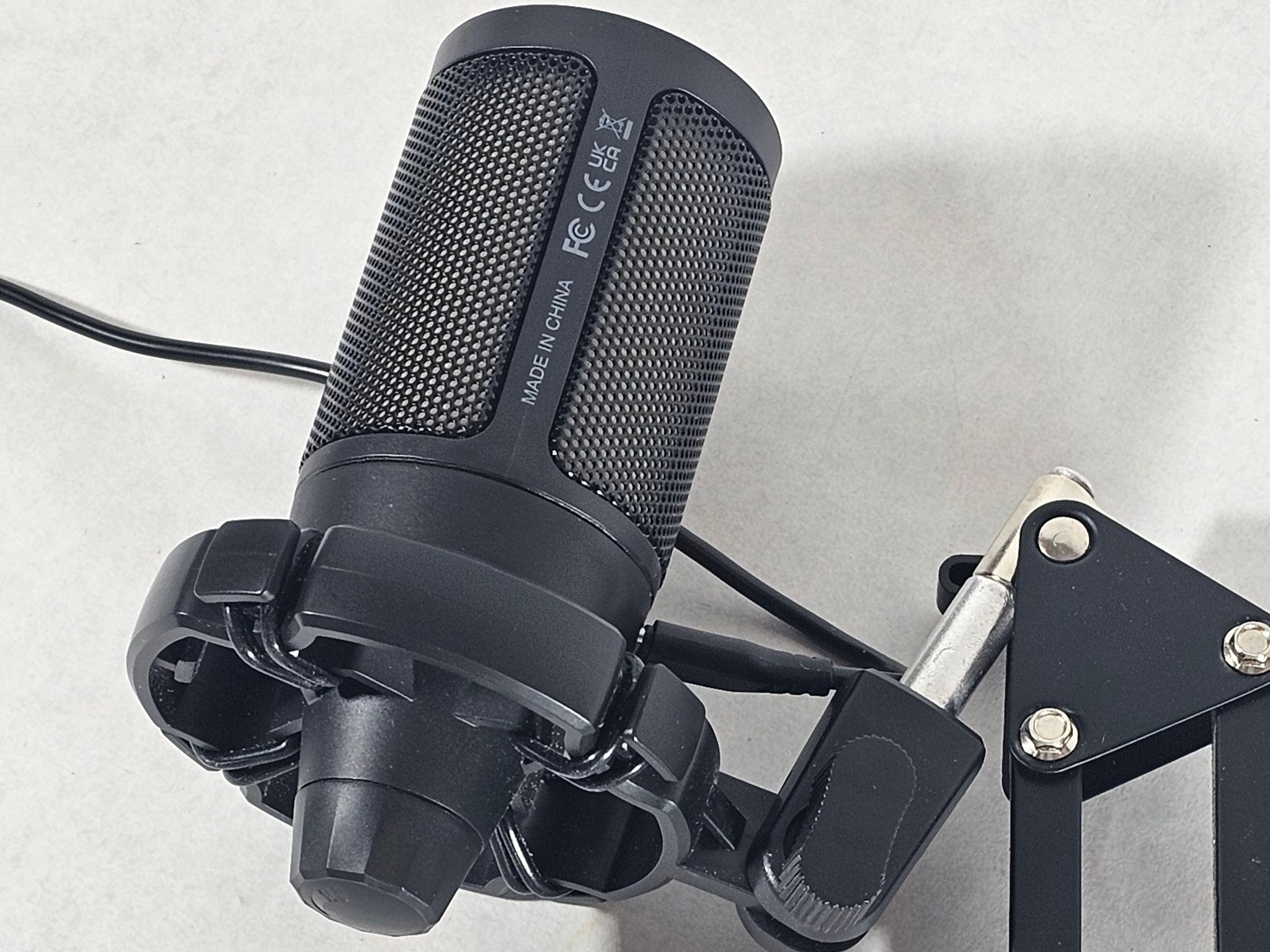 USB Microphone with Arm Stand and Shock Mount - Ready to Ship
