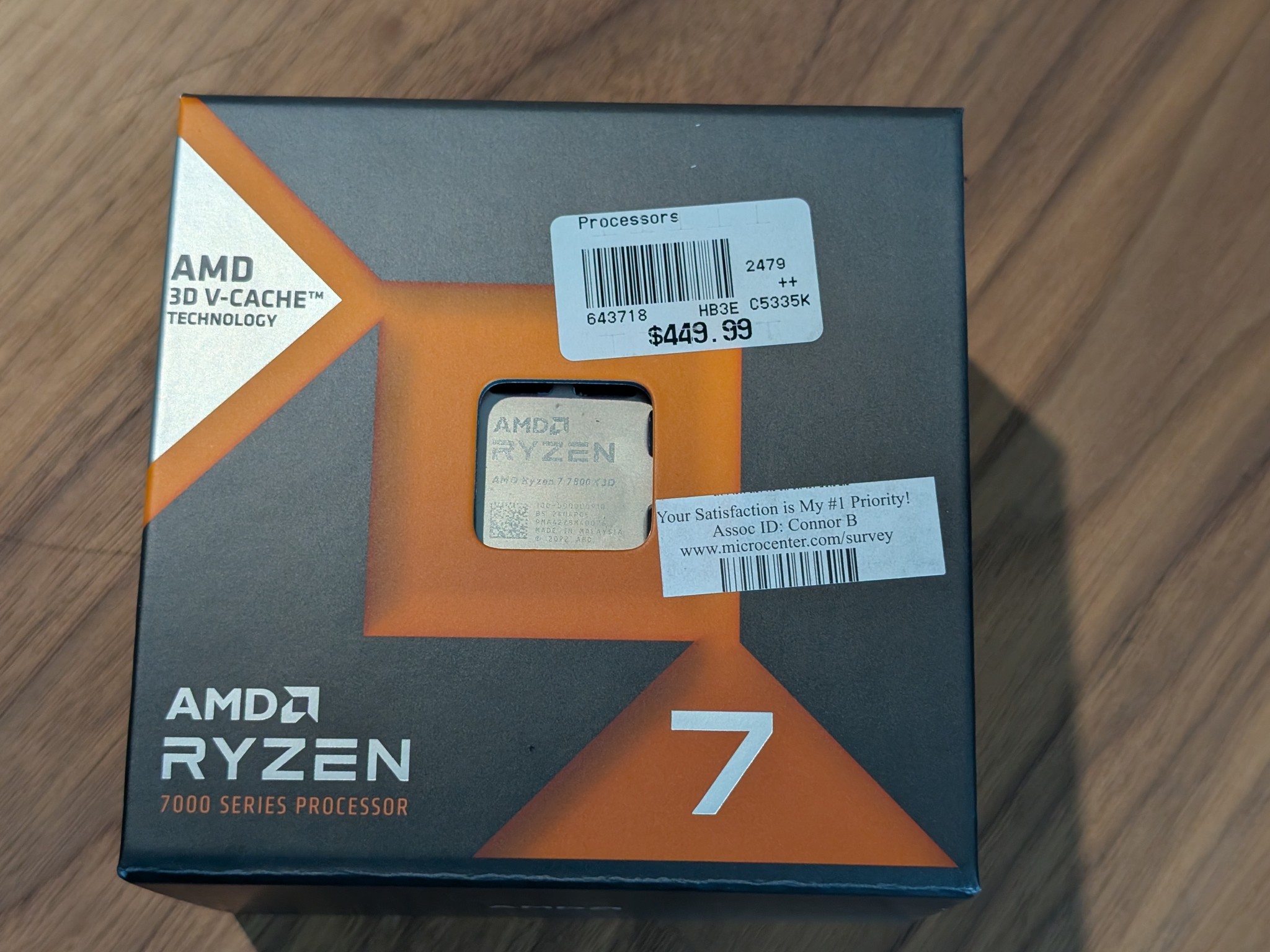 AMD Ryzen 7 7800X3D