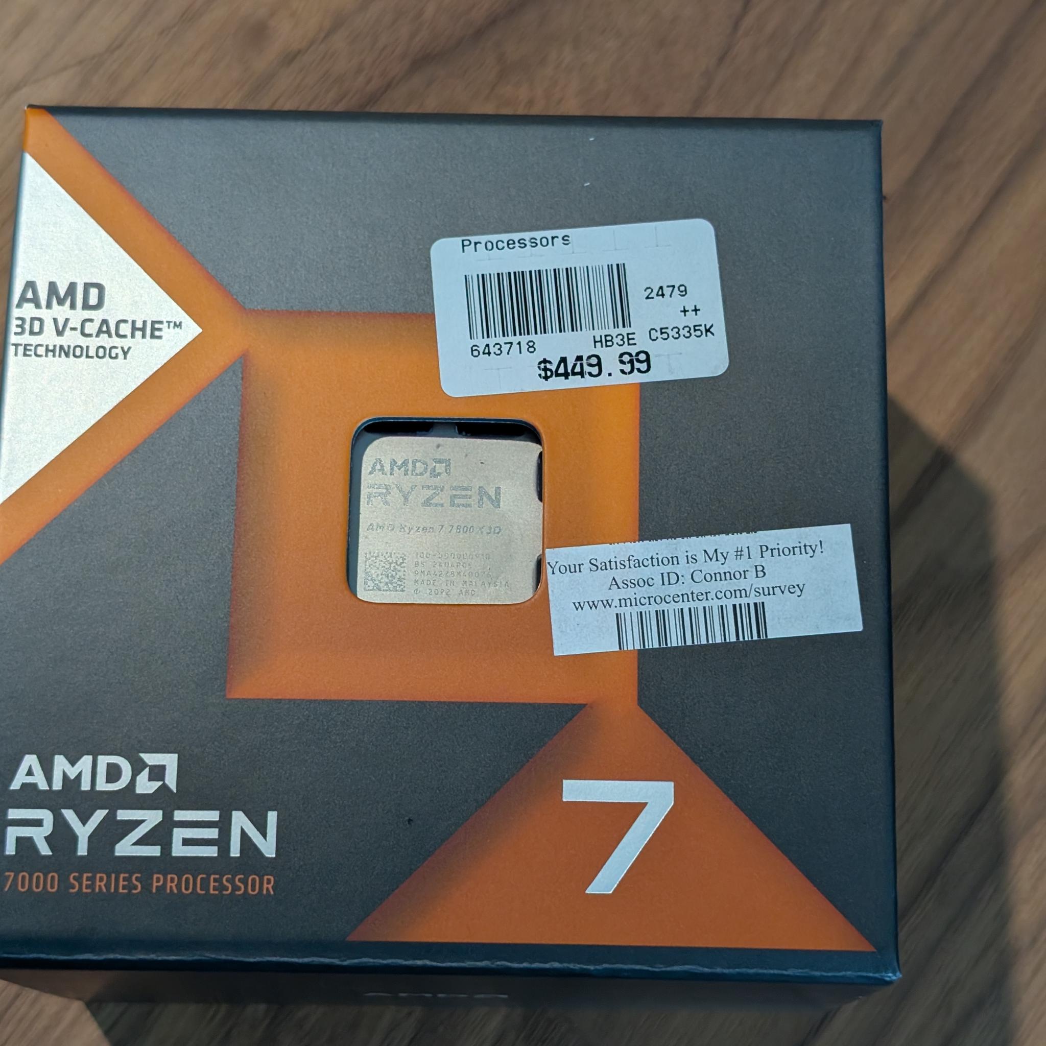 AMD Ryzen 7 7800X3D