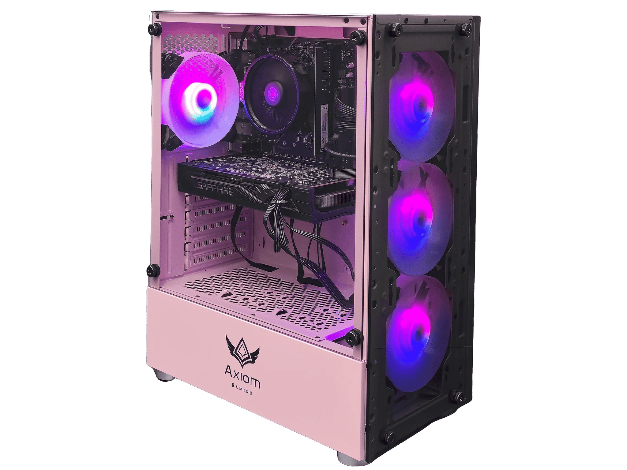 Axiom Gaming® Radeon RX 470 - Ryzen 5 2400G | 16GB RAM | 512GB SSD | Pink Gaming PC