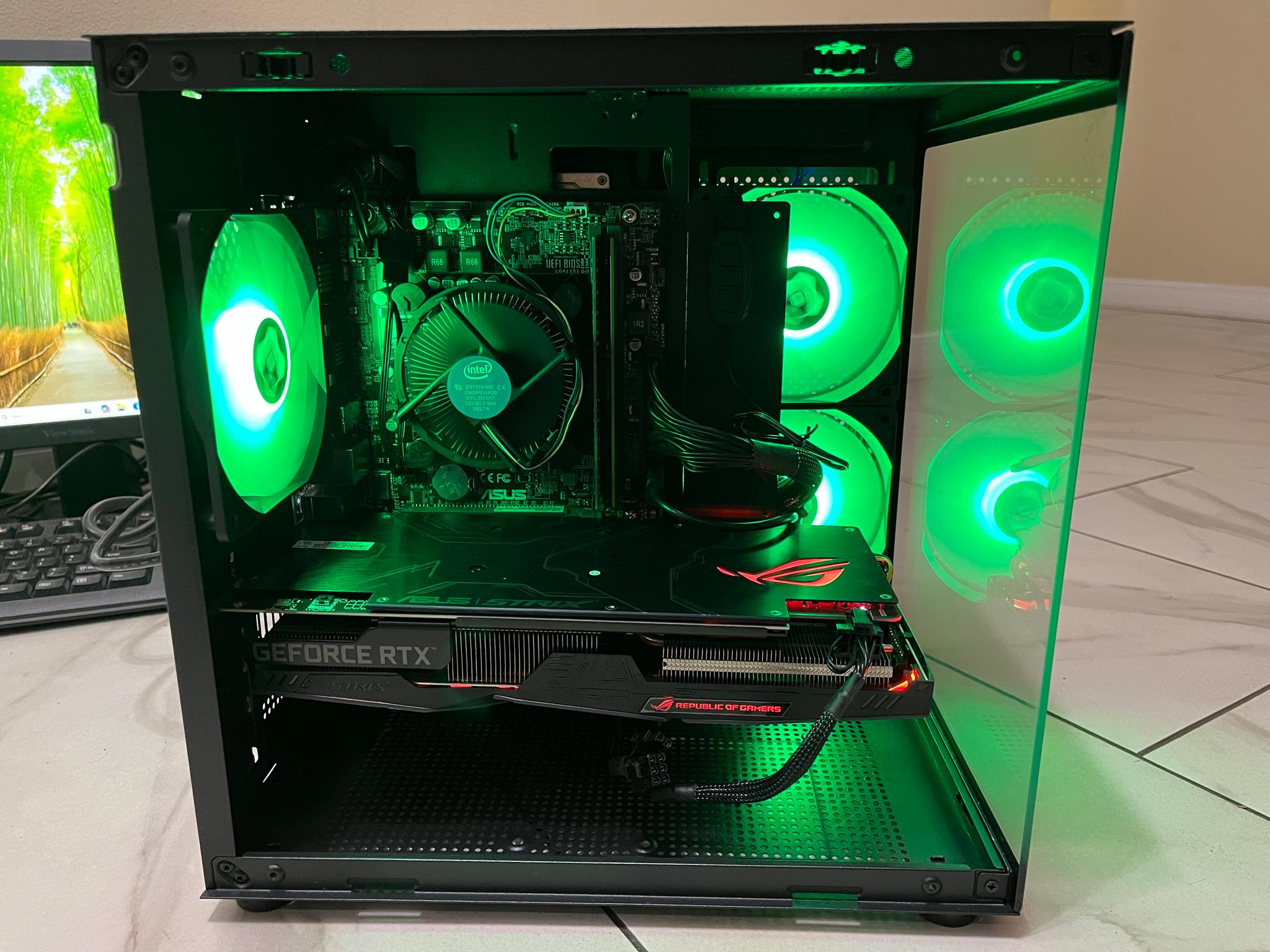 🟠🔥NVIDIA RTX 2060, Intel i5-6400, 16GB RAM, 870 GB Storage, High Performance RGB Gaming PC w/ Remote