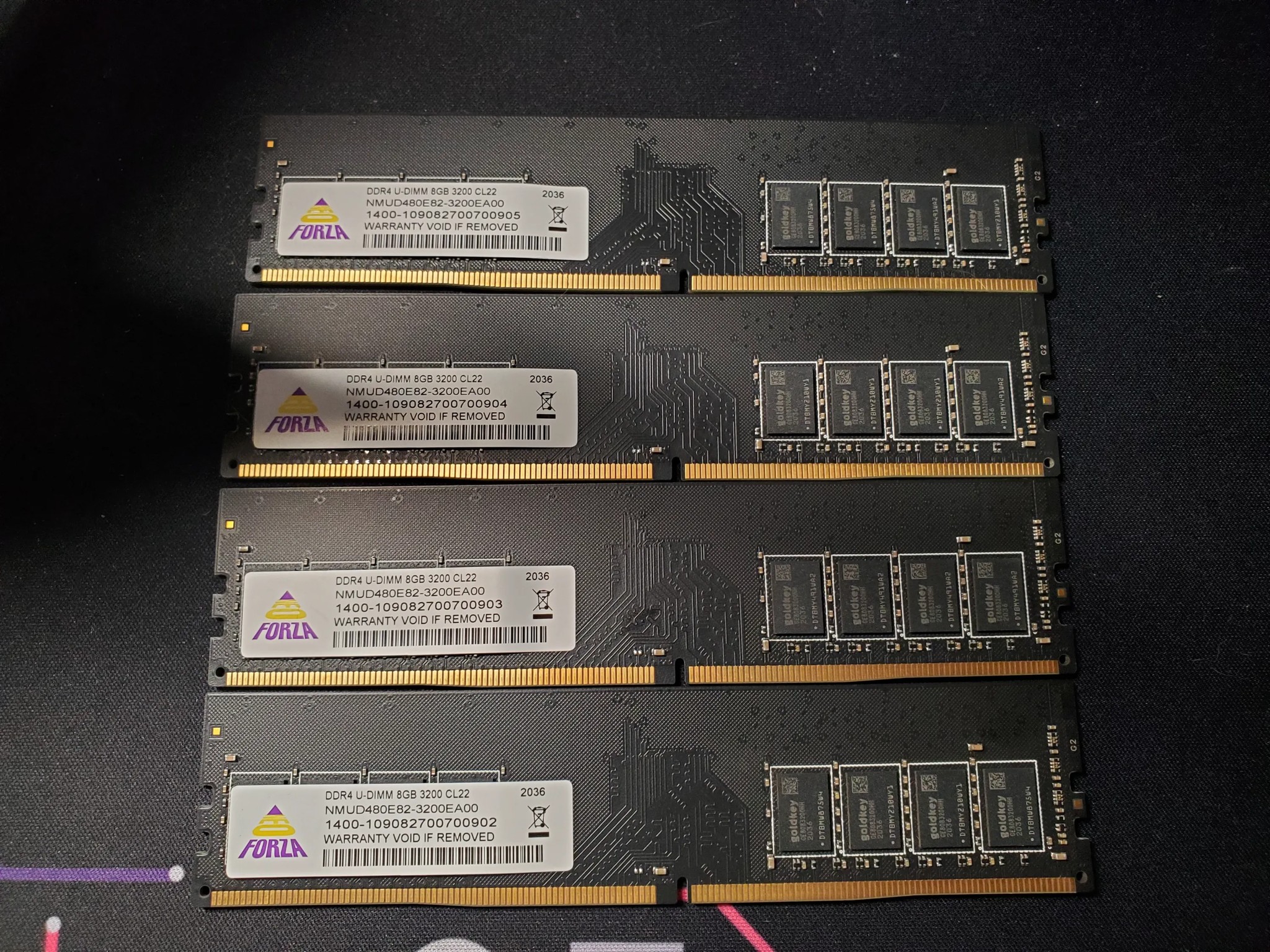 Neo Forza 32GB(4x8GB) DDR4-3200 CL 22 Memory Kit
