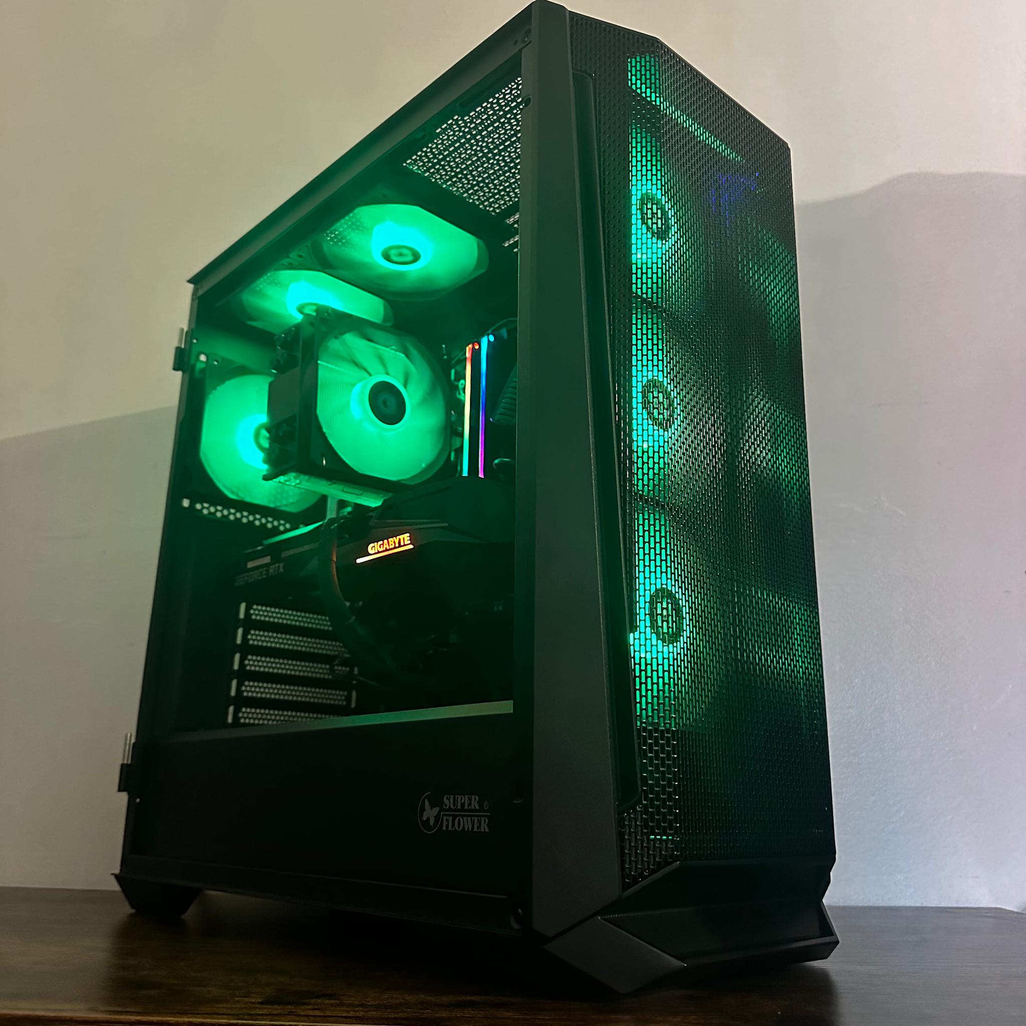 Gaming PC (Ryzen 5 5600 + RTX 3060 12GB + 32GB RGB RAM)