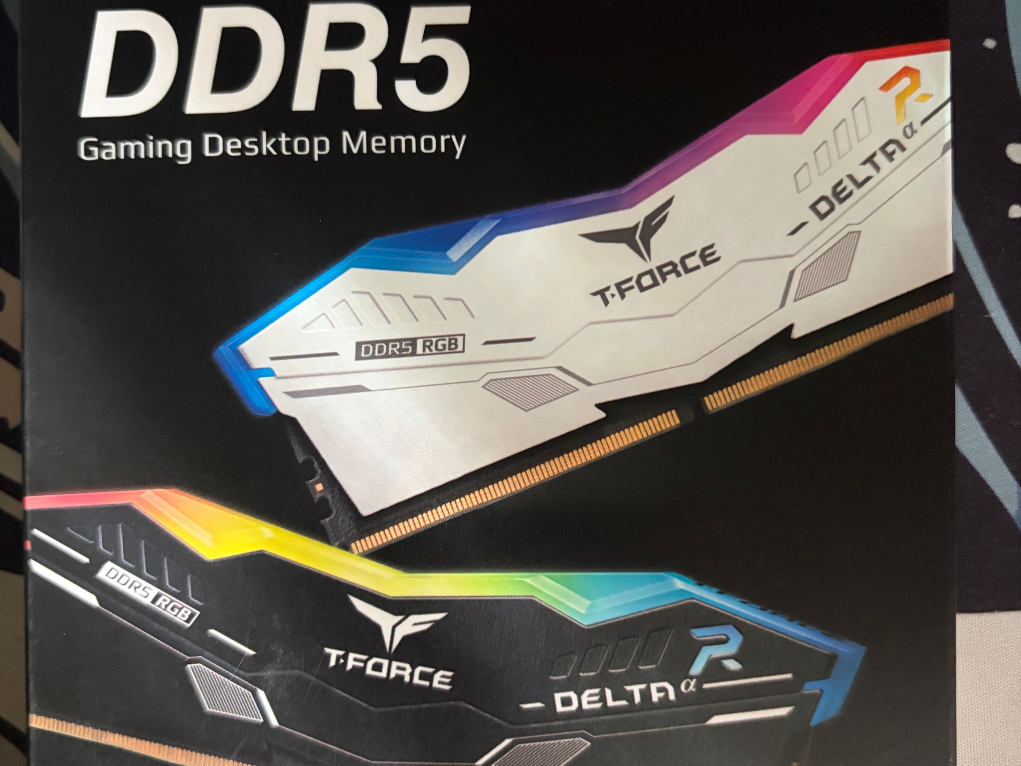 32GB T- Force Delta Alpha DDR5 (16gb x 2)