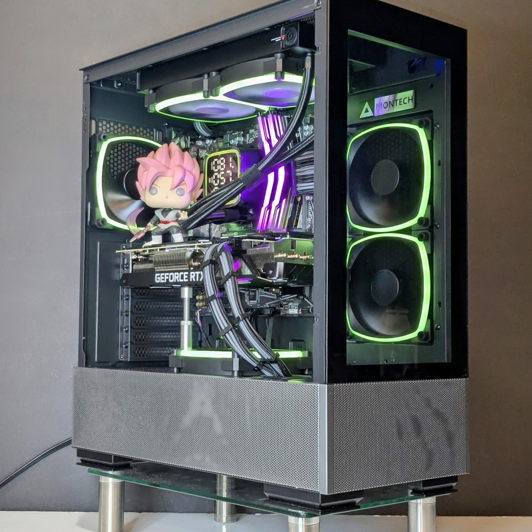 ⚫️Goku Black⚫️1440P Beast⚫️RTX 3070TI⚫️Ryzen 7 5800X⚫️32GB Warhawk RAM⚫️1TB NVMe M.2 SSD⚫️Windows 11