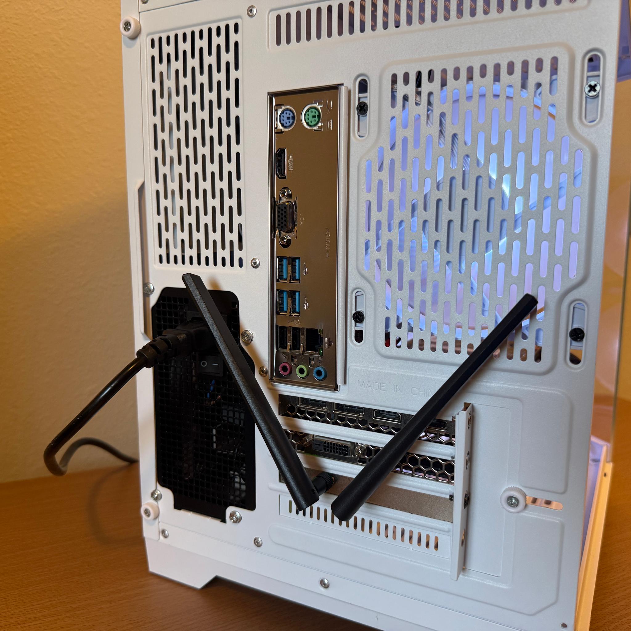 💈Custom White/Red RGB Gaming PC💈| Ryzen 3, GTX 1070, 16gb RAM | Fortnite, CoD, Arc Raiders, More!