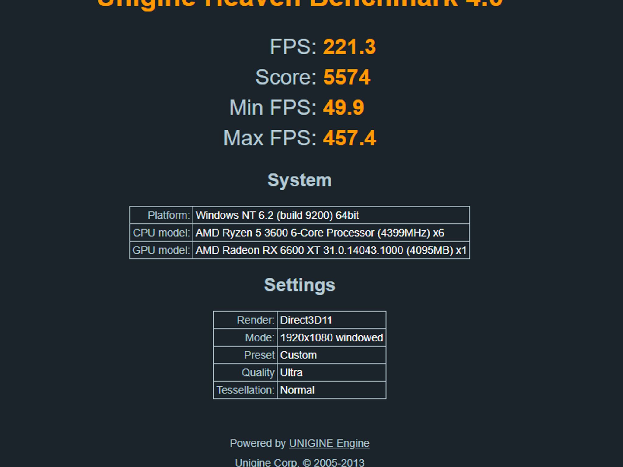 MSI Radeon RX 6600 XT Mech OC GPU 