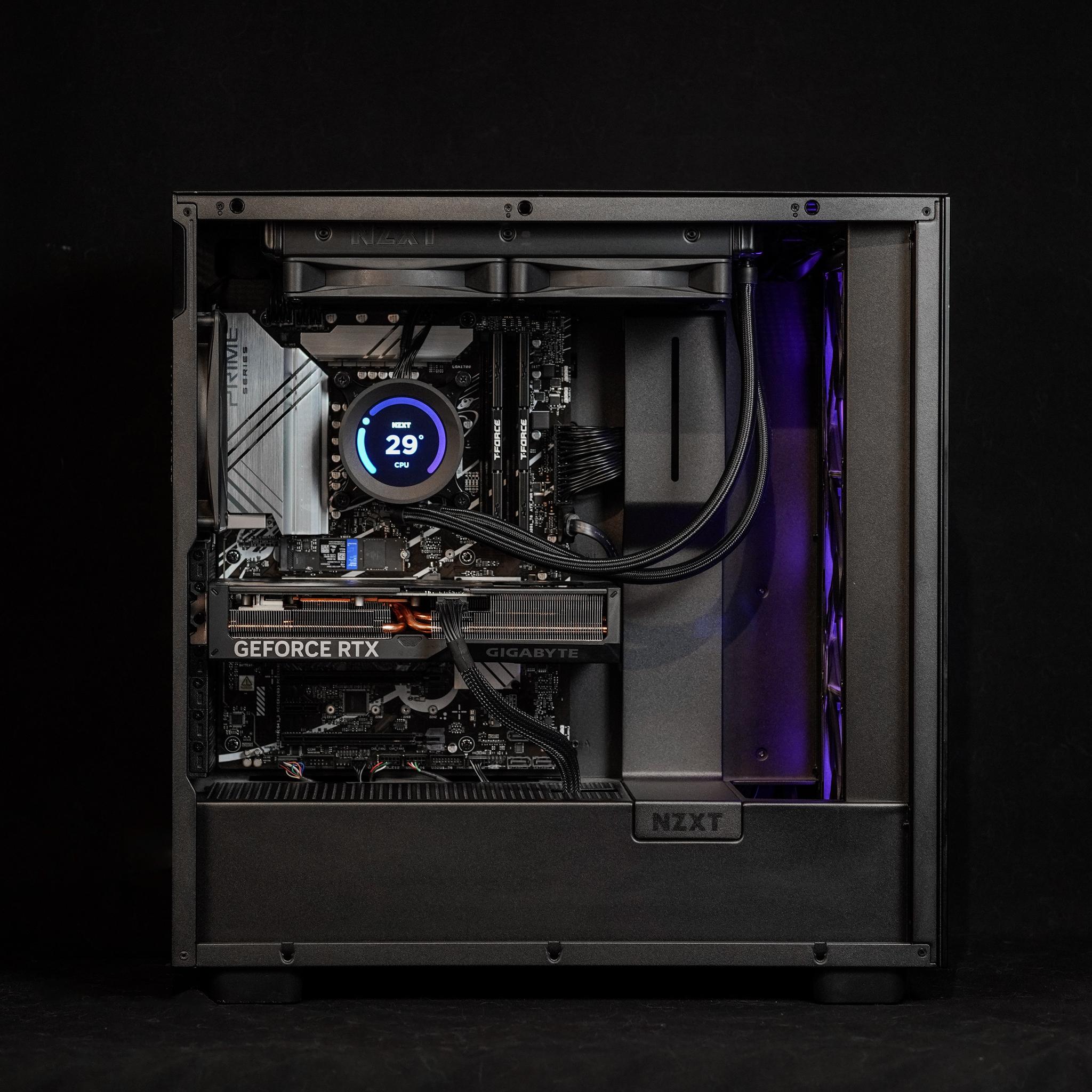 Stealth | RTX 4070 Ti Super + i7 13700KF | 32GB DDR5 | 1TB NVMe | NZXT H7 Elite Custom Gaming PC