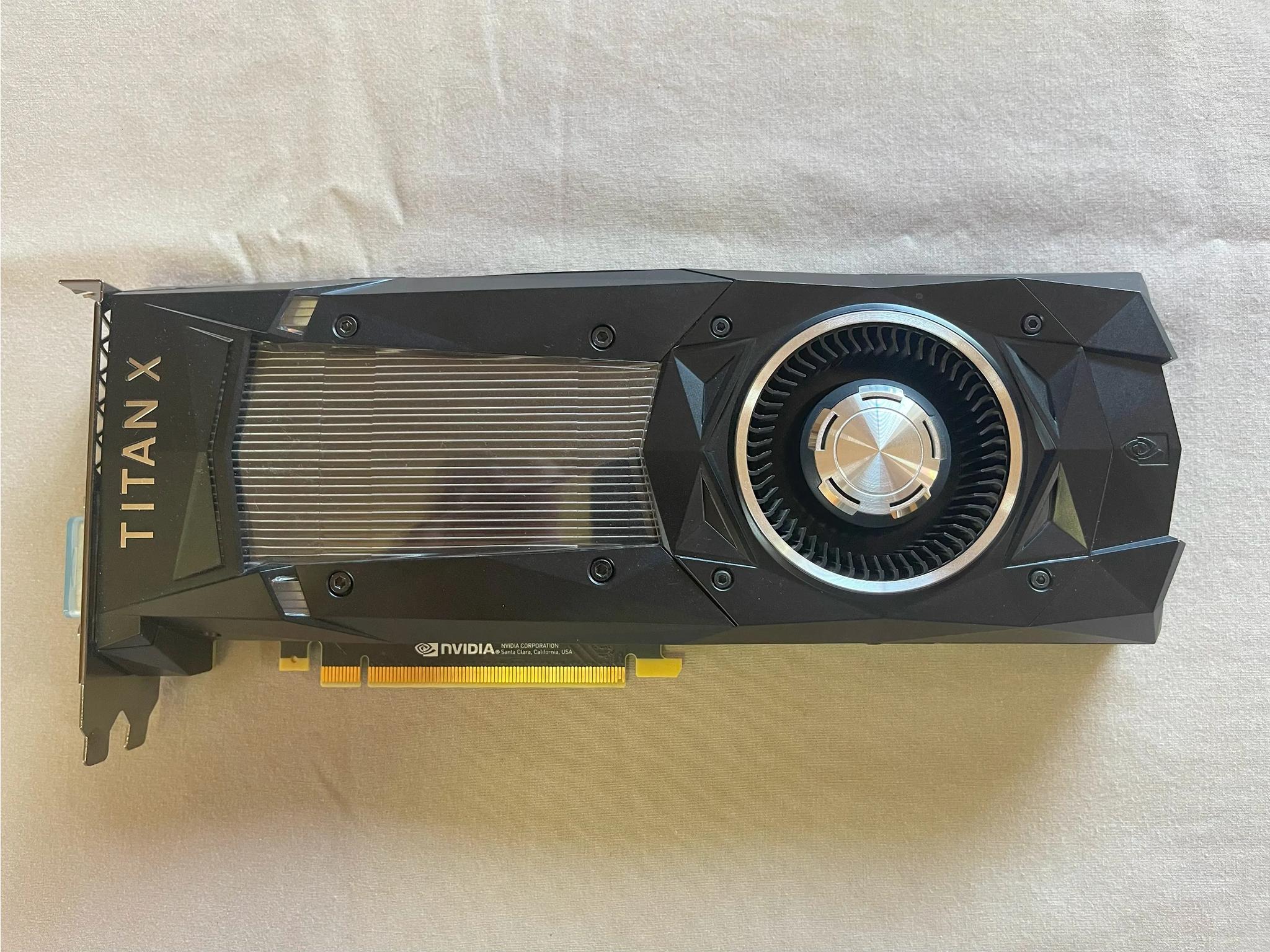 NVIDIA Titan X (Pascal) 12GB GDDR5X GPU