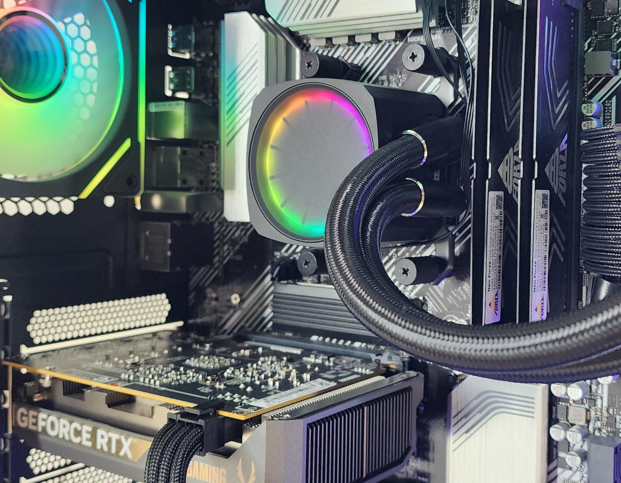 Gaming PC Ryzen 7 5700X 16GB RAM 1TB SSD RTX 5060  8GB Windows 11 Computer