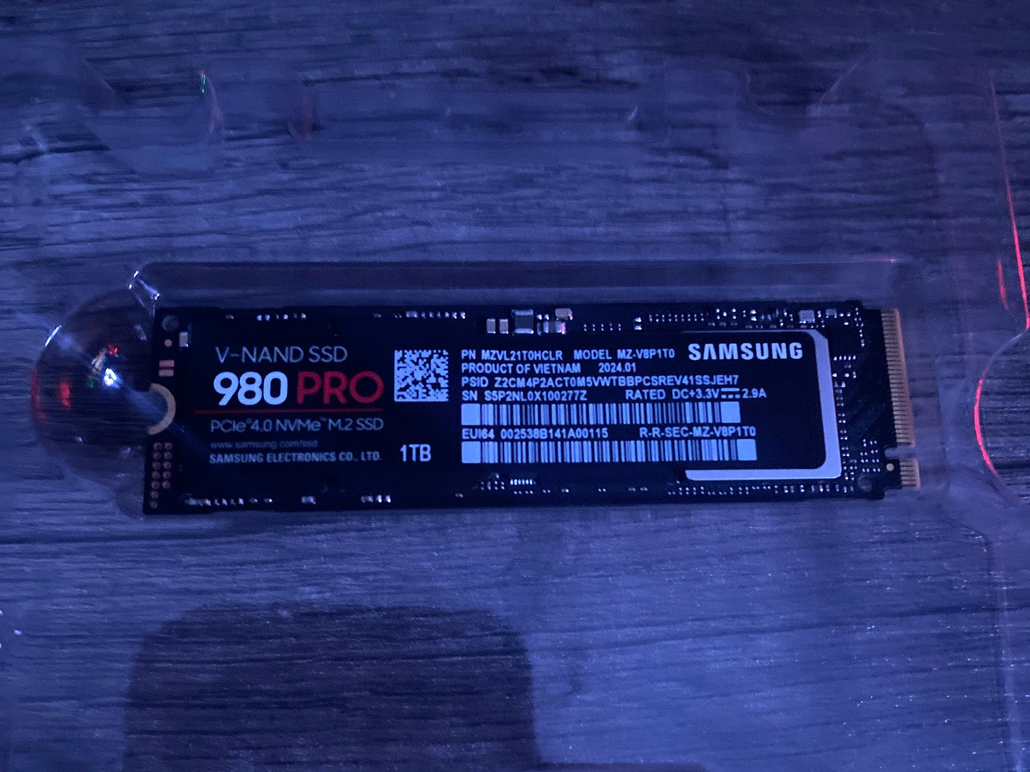 Samsung 1tb 980 pro