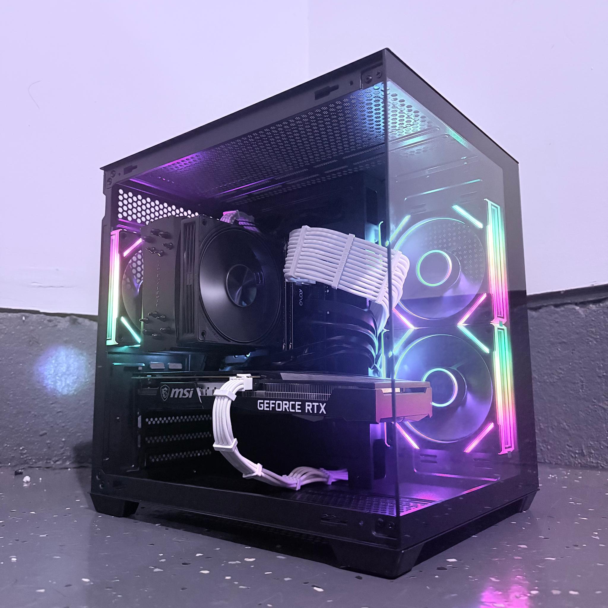 🌈"Neon Shadow"⚫️| 1440p Gaming | i9 10850K | RTX 3060 Ti | 16GB Ram | 1TB+1GB Dram SSD | Free Ship