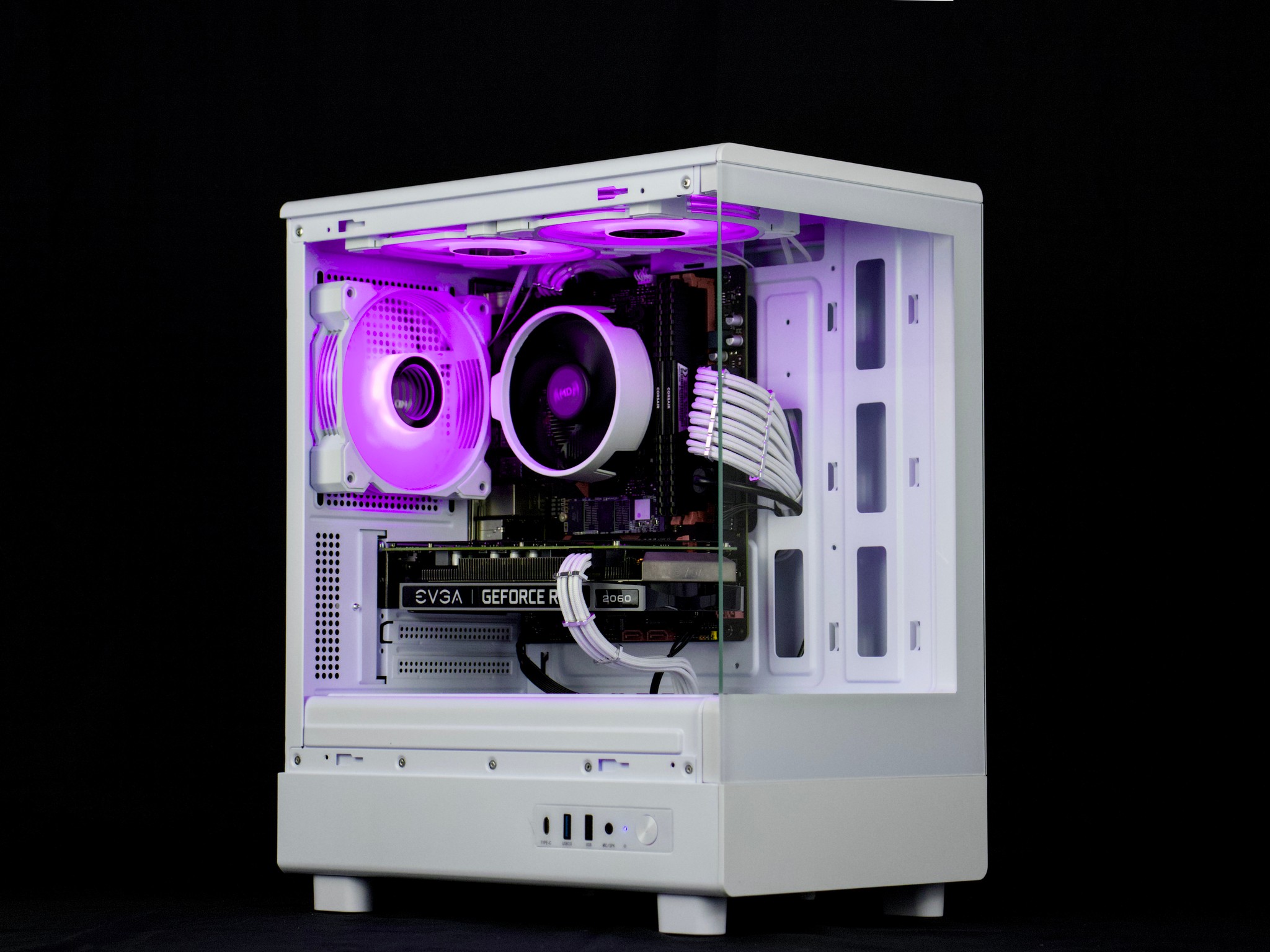 🔴⚪Gaming PC – RTX 2060, Ryzen 7 2700, 16GB RAM, 1TB SSD - WiFi, BlueTooth ⚪🔴