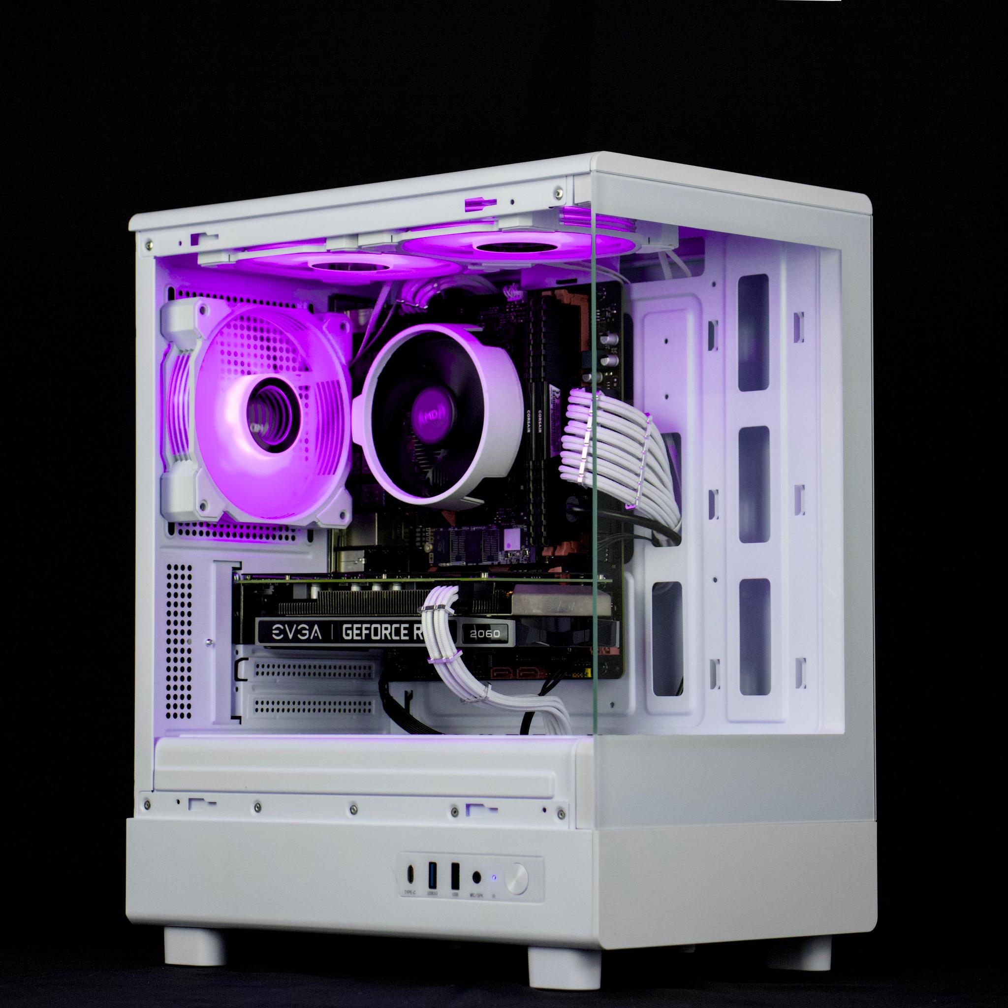 🔴⚪Gaming PC – RTX 2060, Ryzen 7 2700, 16GB RAM, 1TB SSD - WiFi, BlueTooth ⚪🔴